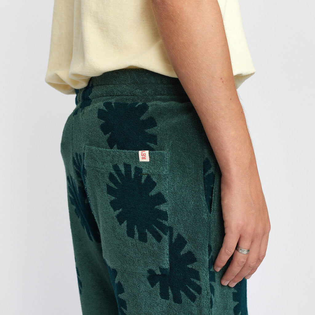 Revolution Terry Shorts Shorts Green