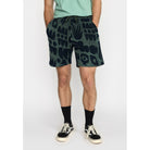 Revolution Terry Shorts Shorts Dustgreen