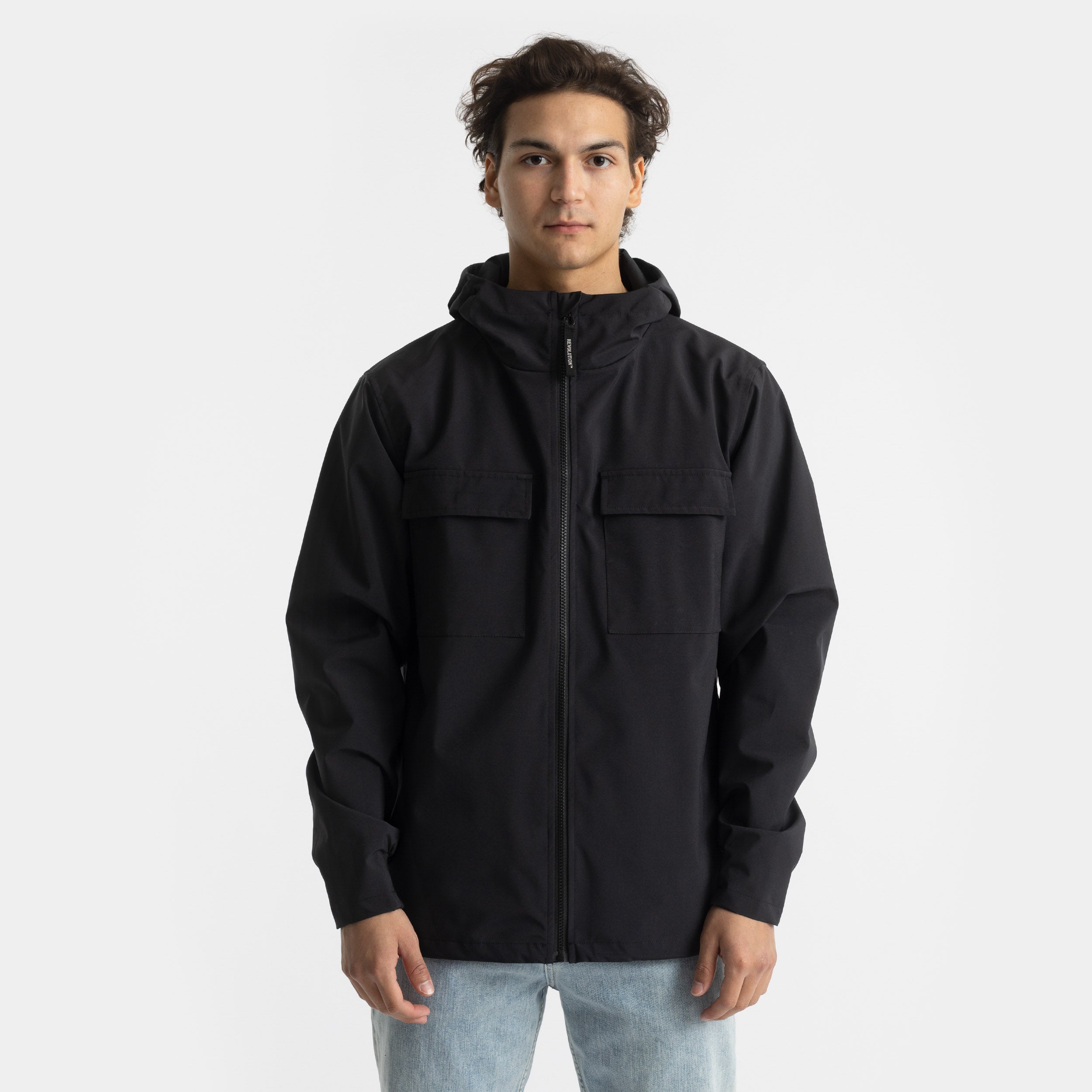 Revolution Track Jacket Lightweight Outerwear Black
