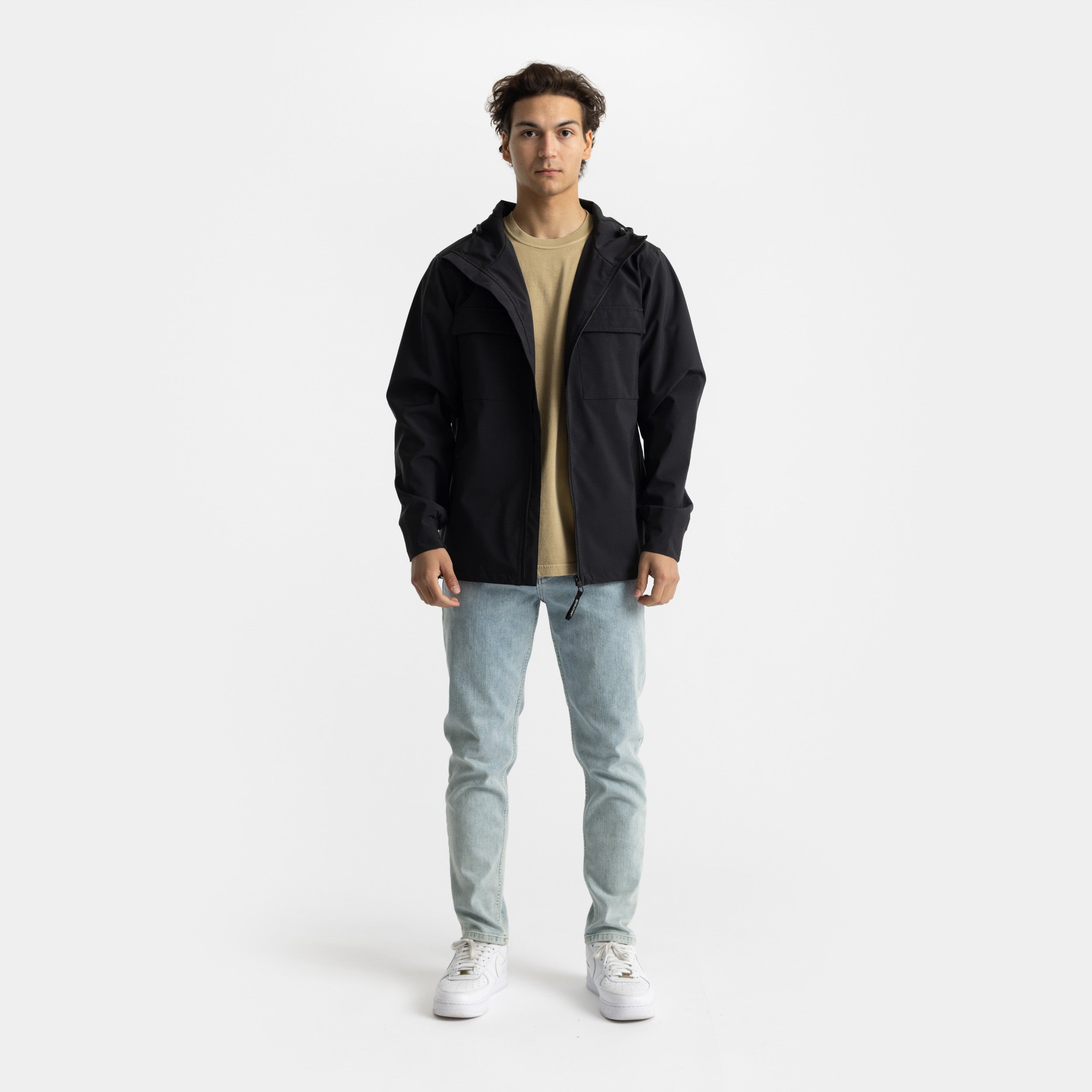 Revolution Track Jacket Lightweight Outerwear Black