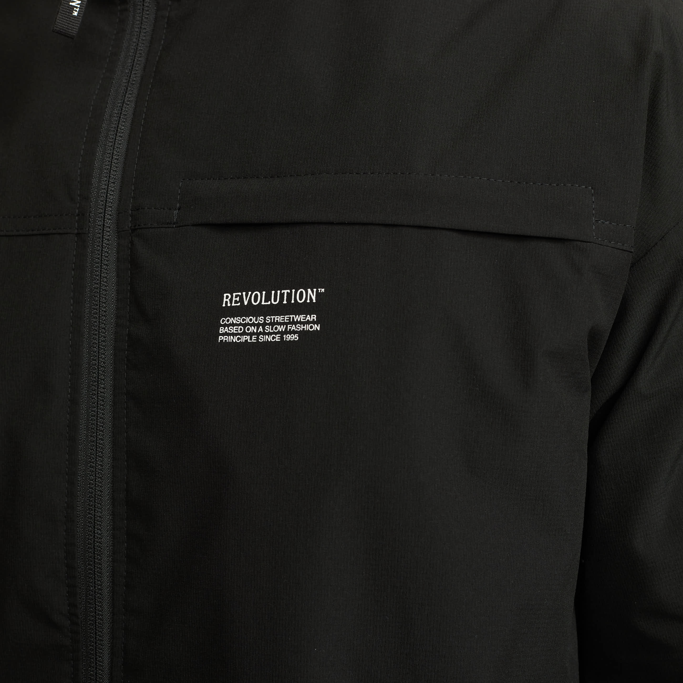 Revolution Track Jacket Lightweight Outerwear Black