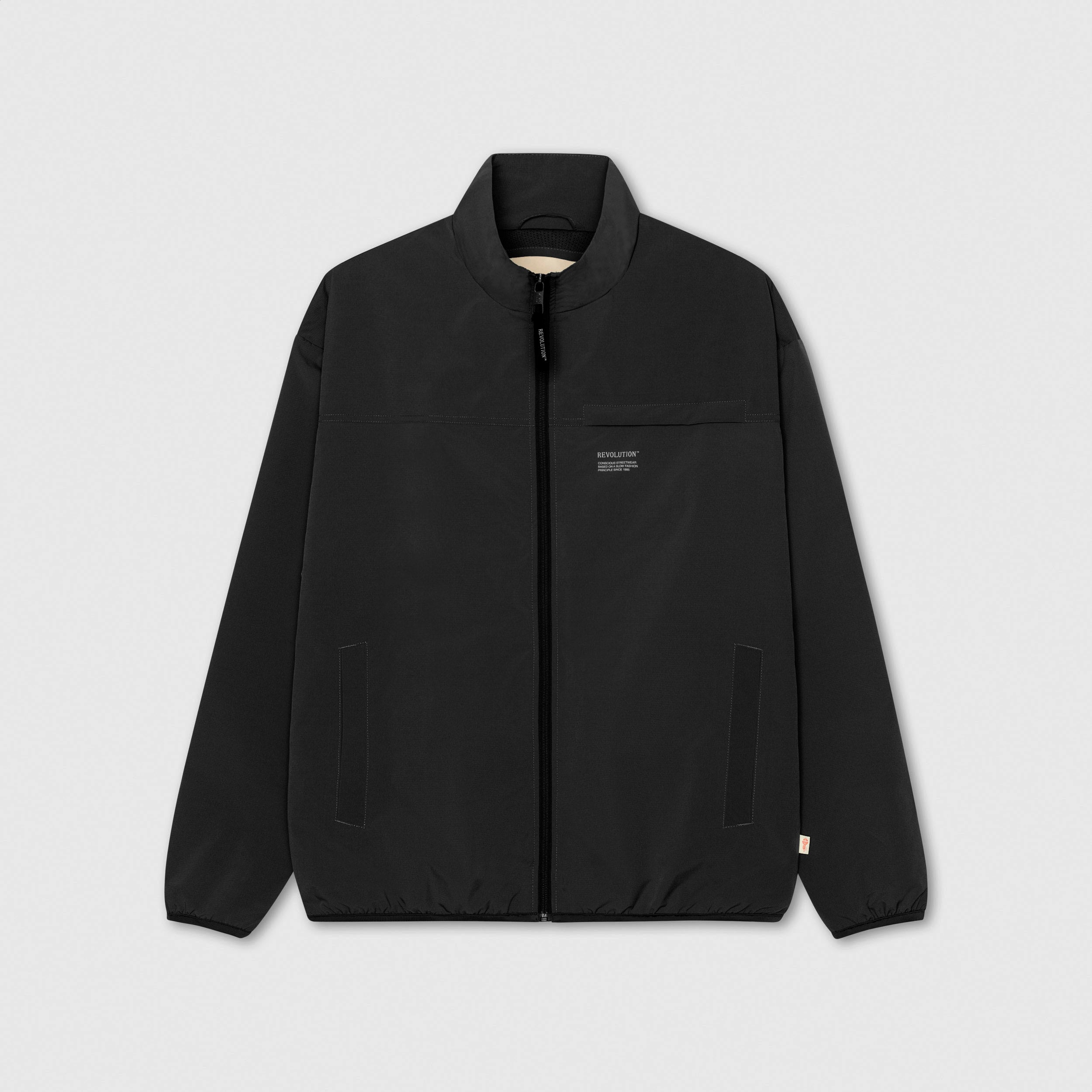 Revolution Track Jacket Lightweight Outerwear Black