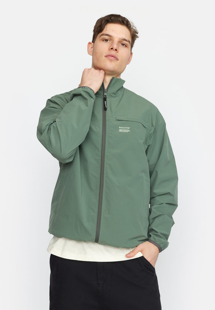 Revolution Track Jacket Lightweight Outerwear Dustgreen