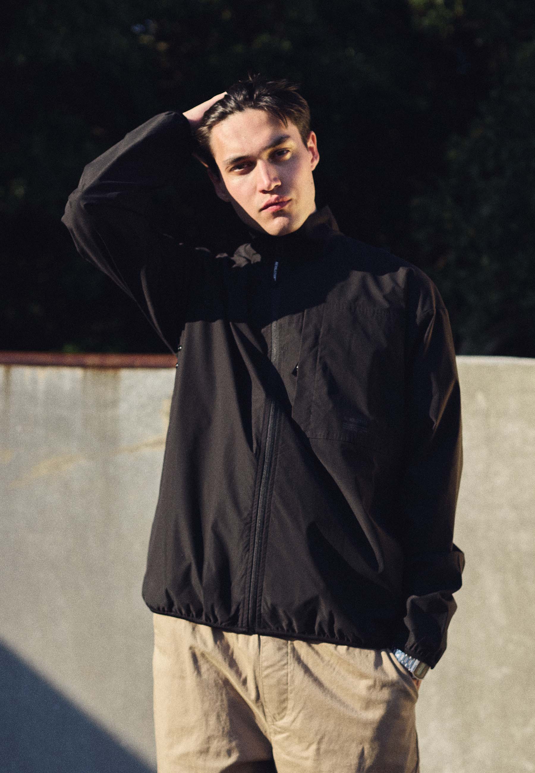 Revolution Track Jacket Lightweight Outerwear Black