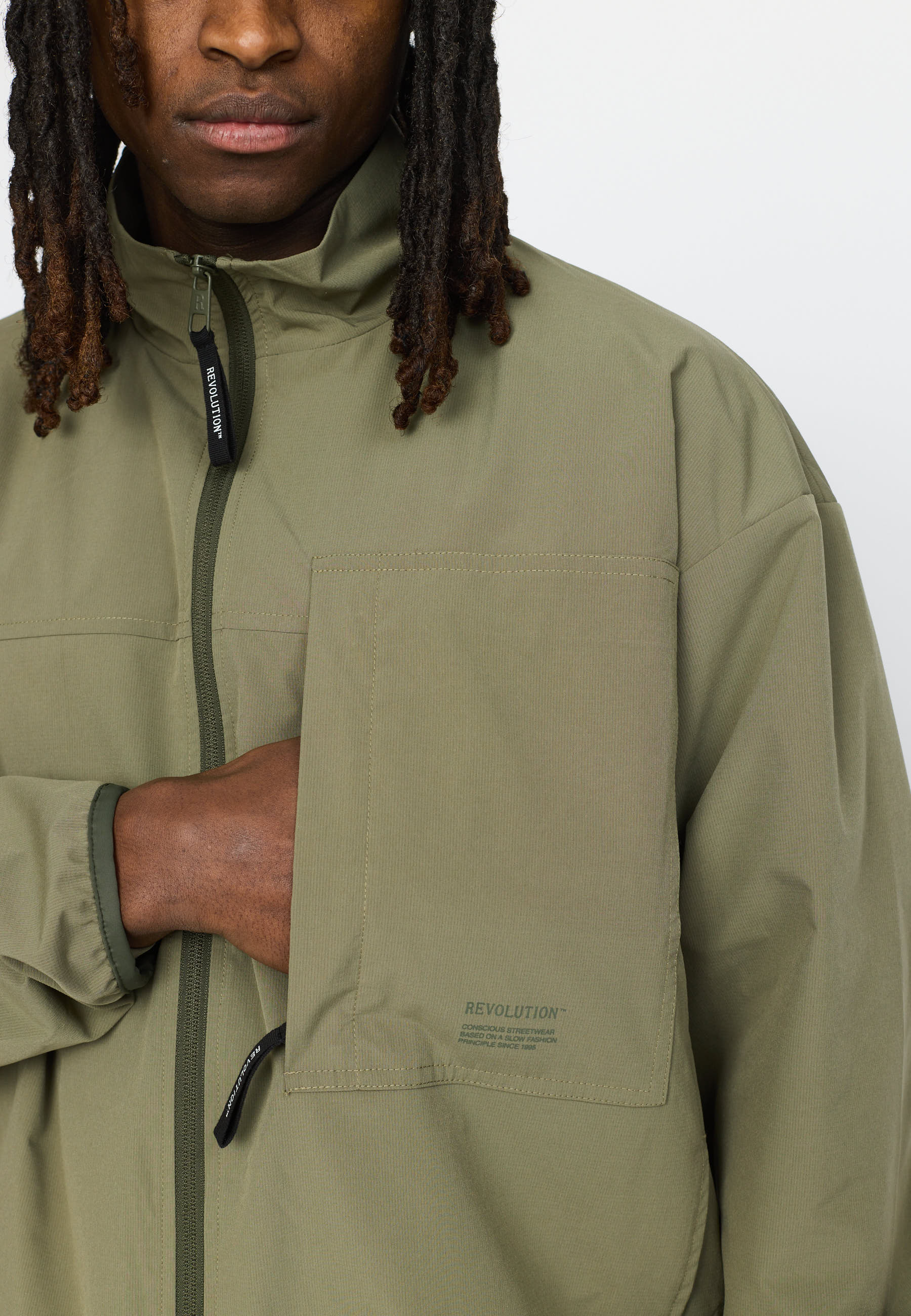 Revolution Track Jacket Lightweight Outerwear Lightarmy