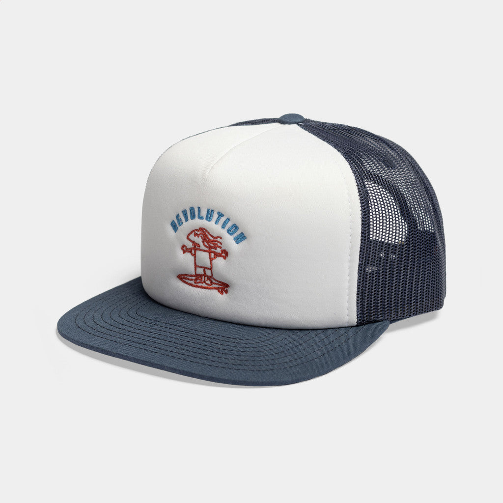 Revolution Trucker Cap Headwear Navy