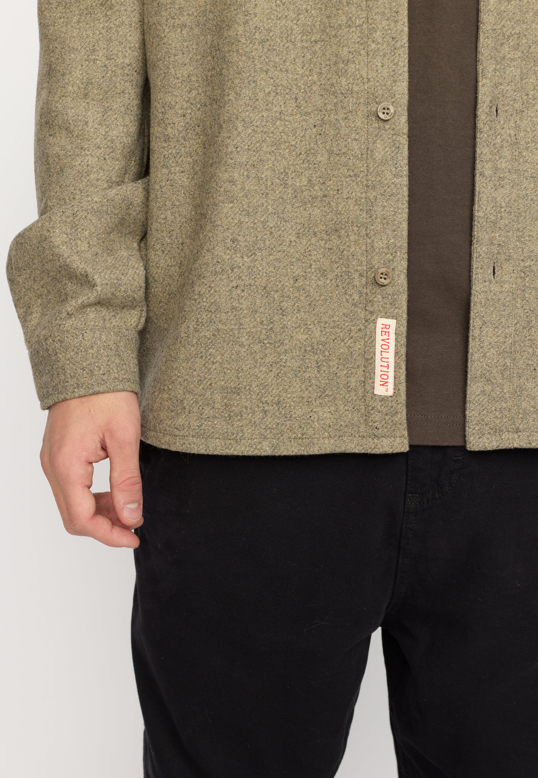 Revolution Utility Overshirt Overshirts Grey