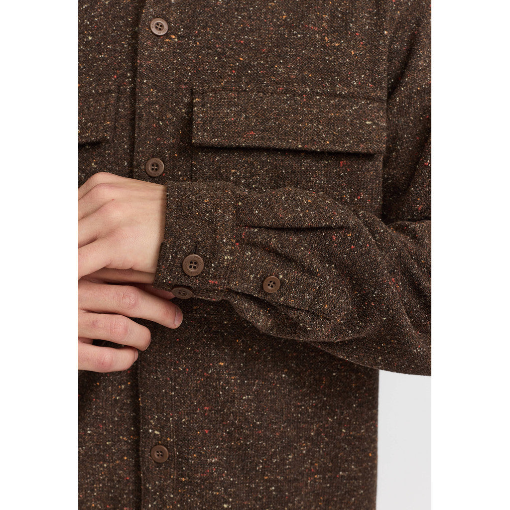 Revolution Utility Overshirt Overshirts Brown