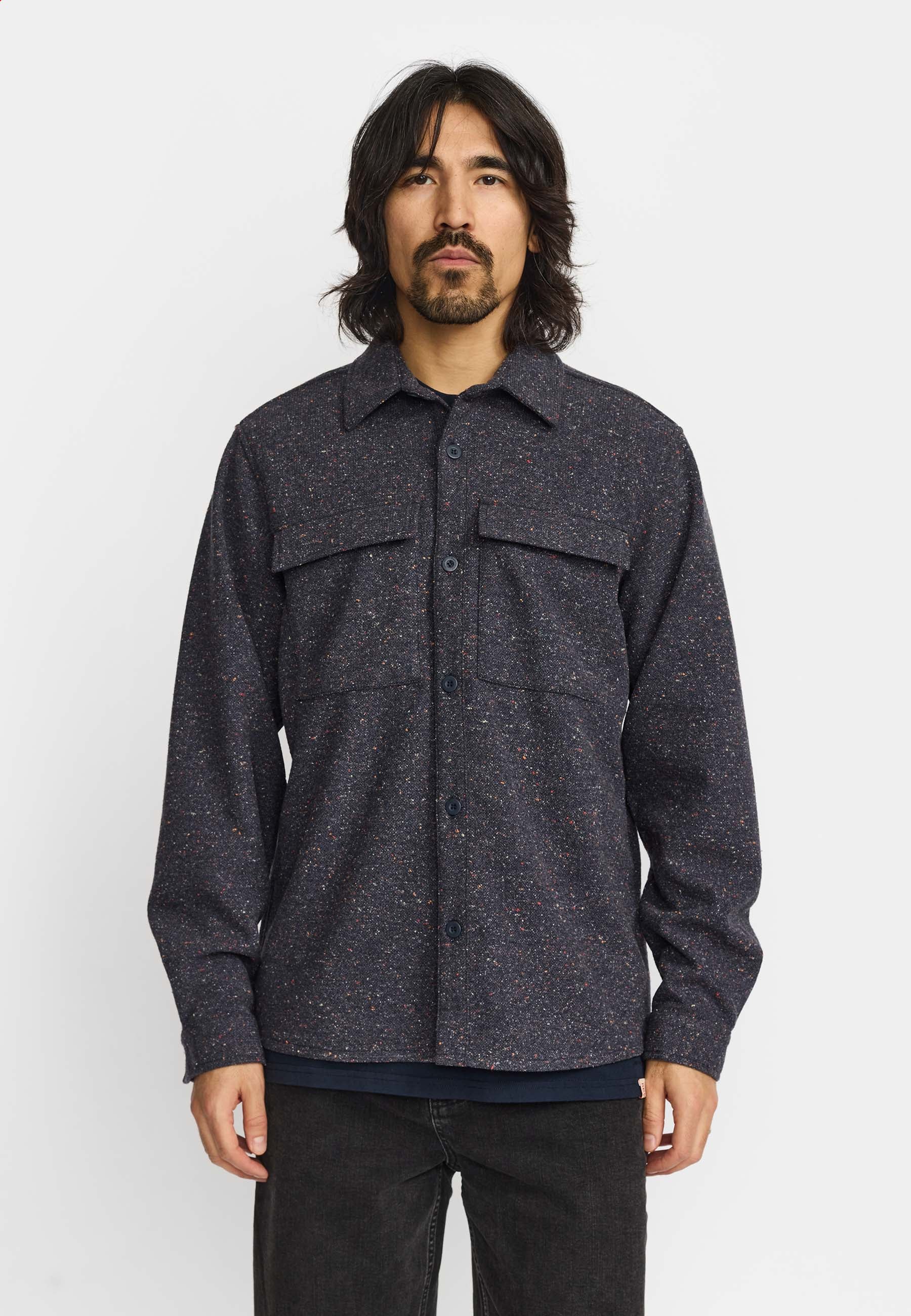 Revolution Utility Overshirt Overshirts Navy