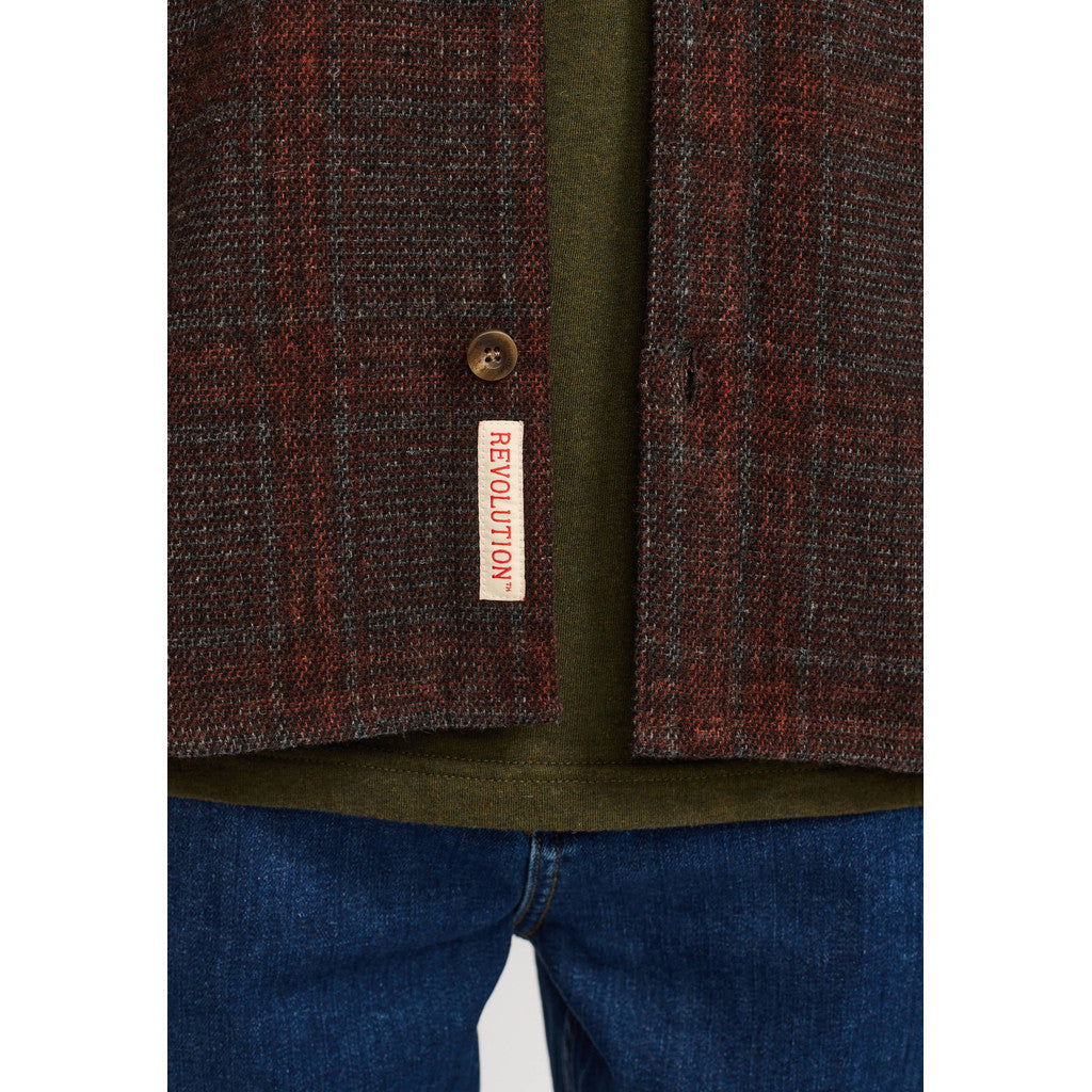 Revolution Utility Overshirt Overshirts Darkred