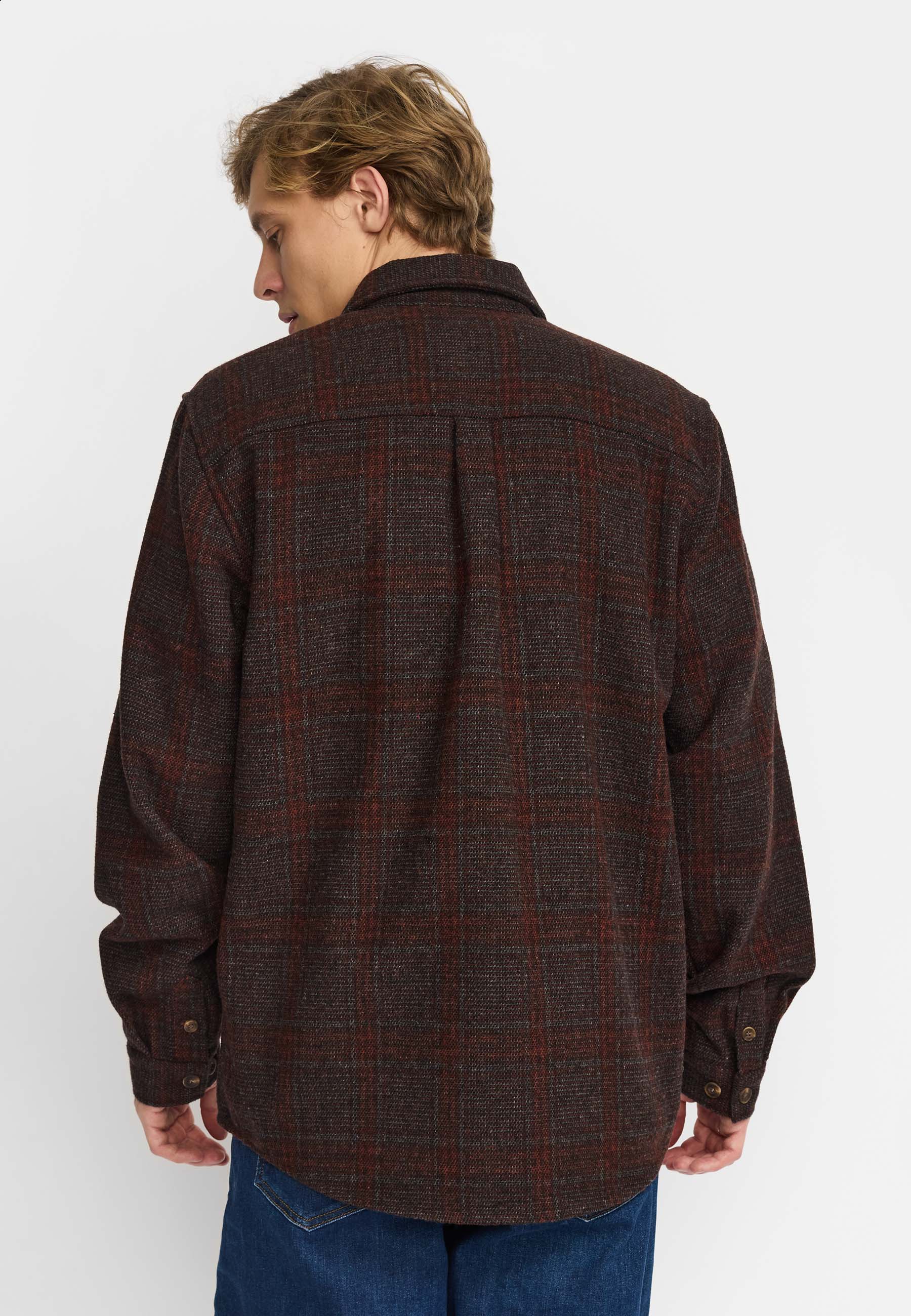 Revolution Utility Overshirt Overshirts Darkred