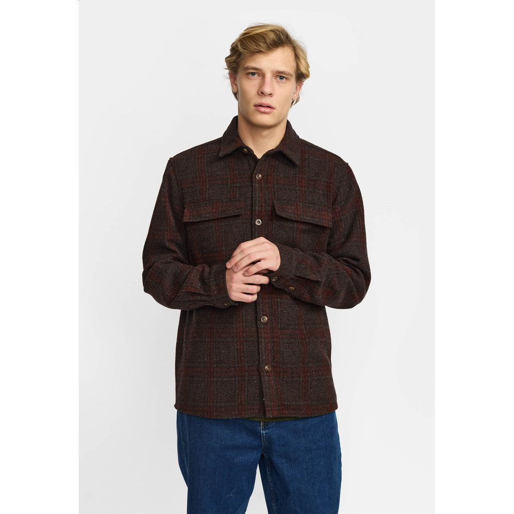 Revolution Utility Overshirt Overshirts Darkred