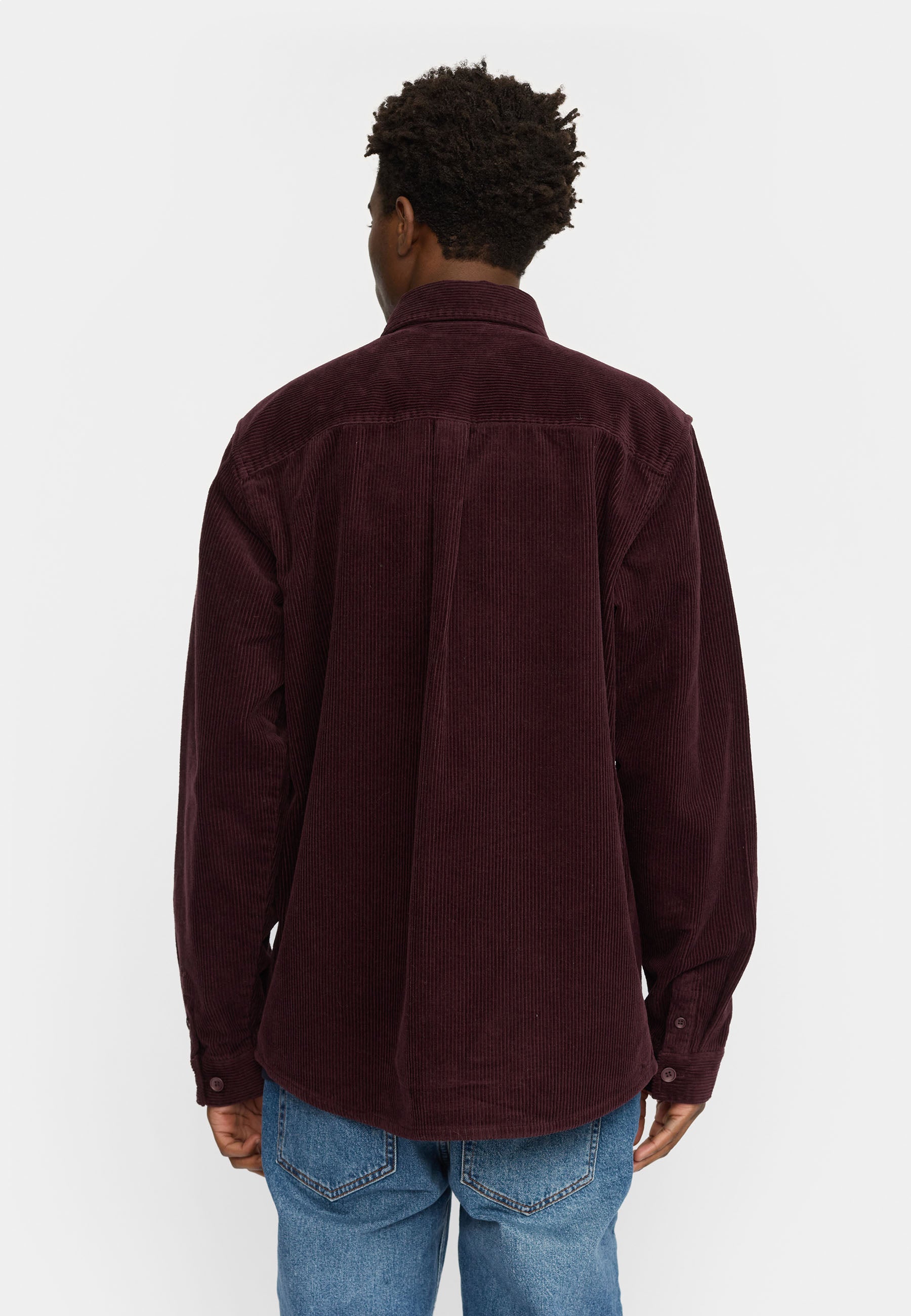 Revolution Utility Overshirt Overshirts Burgundy