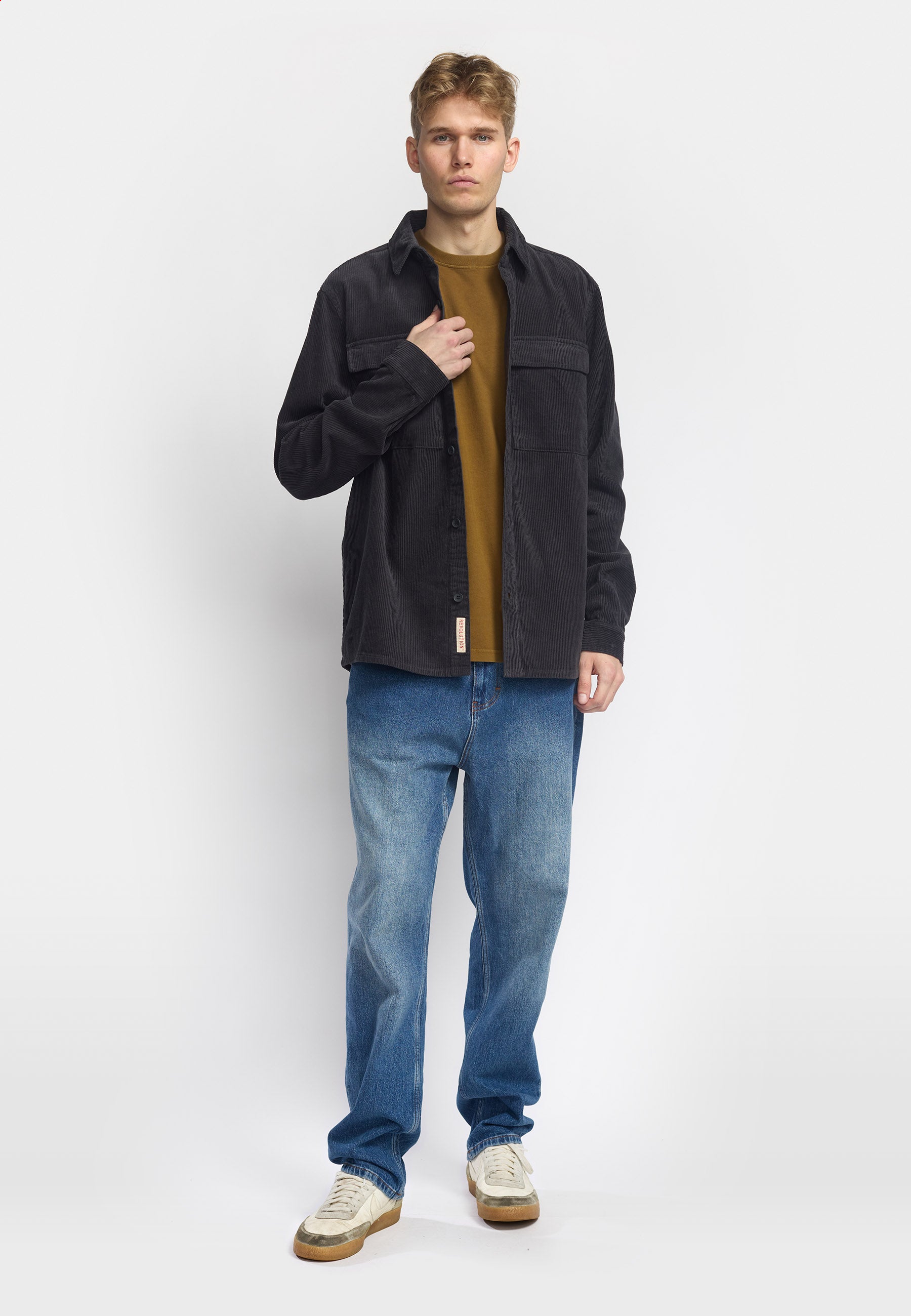 Revolution Utility Overshirt Overshirts Darkgrey