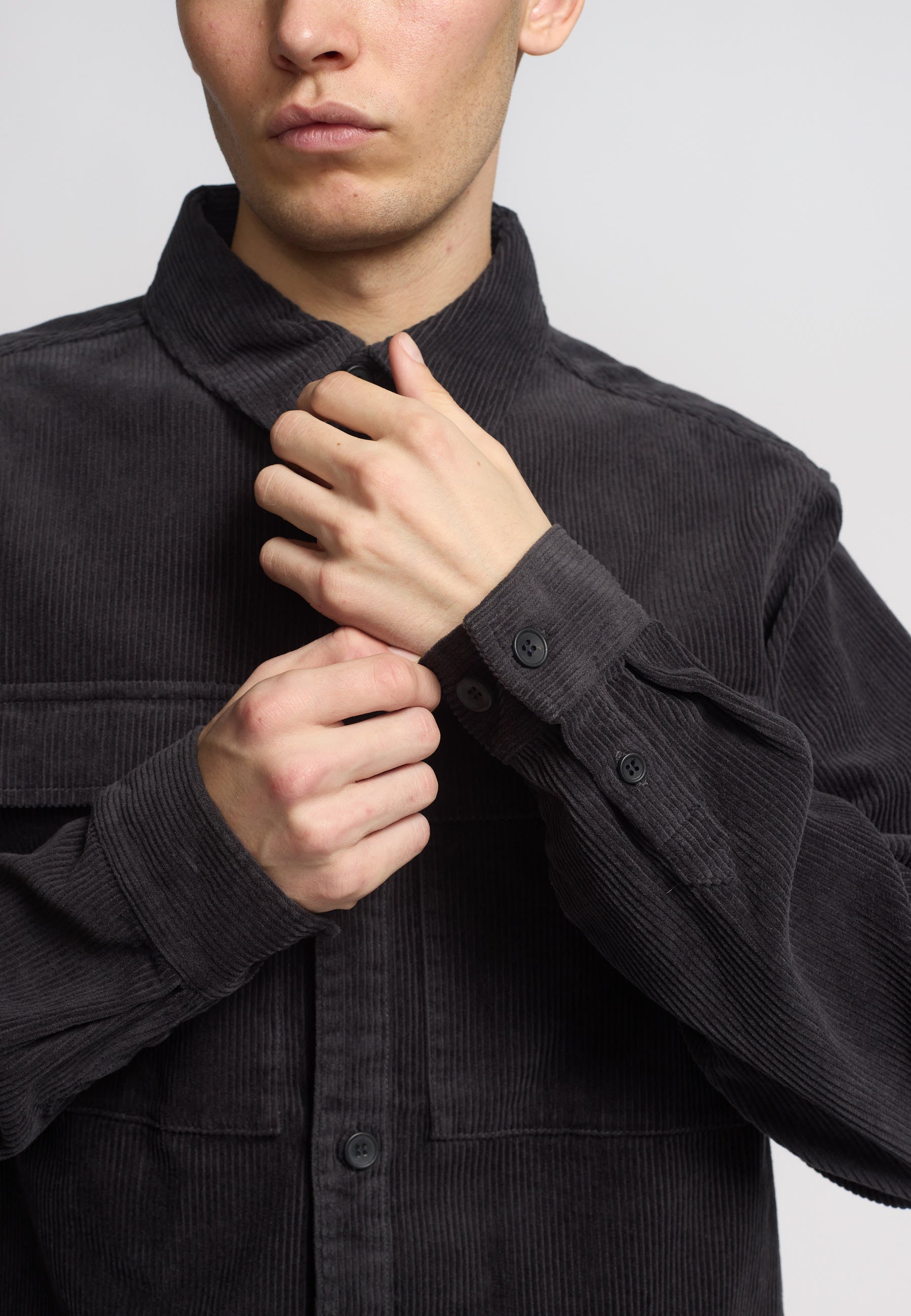 Revolution Utility Overshirt Overshirts Darkgrey