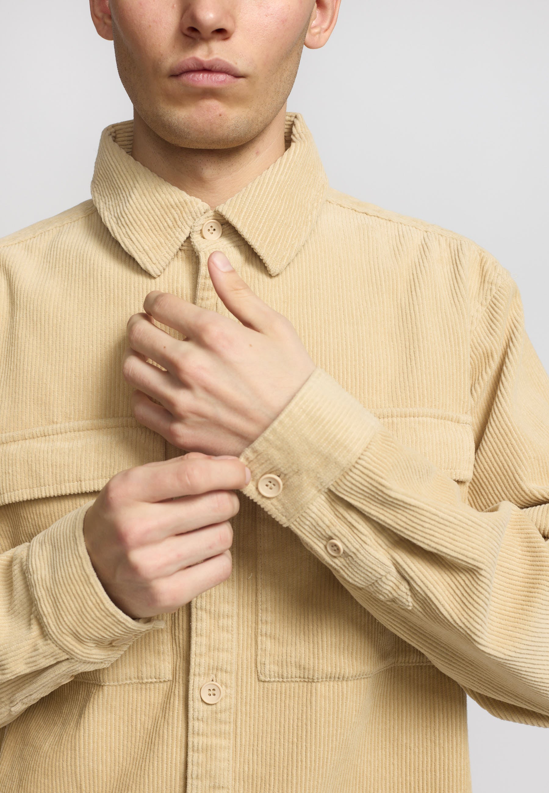 Revolution Utility Overshirt Overshirts Darkoffwhite