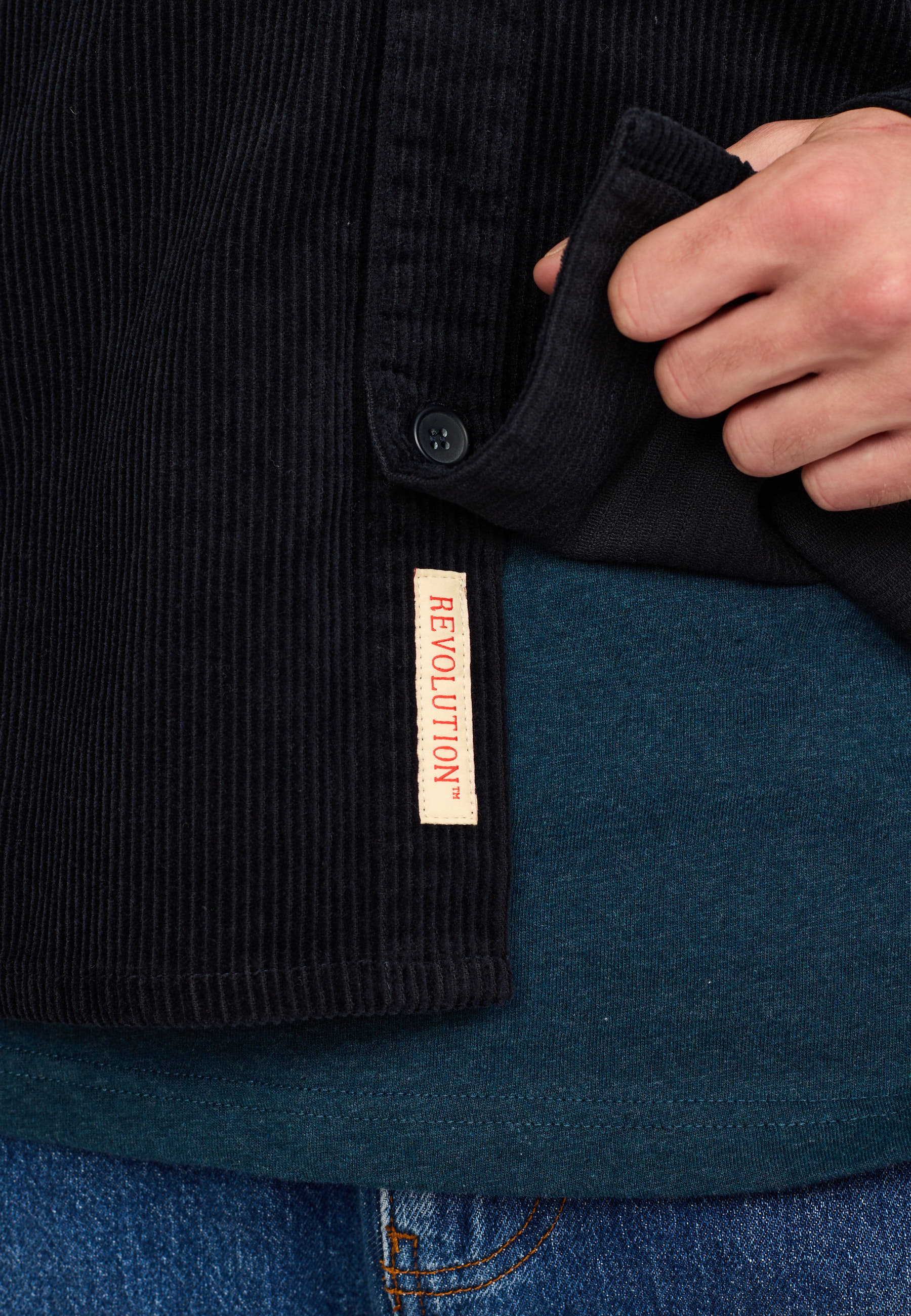 Revolution Utility Overshirt Overshirts Navy