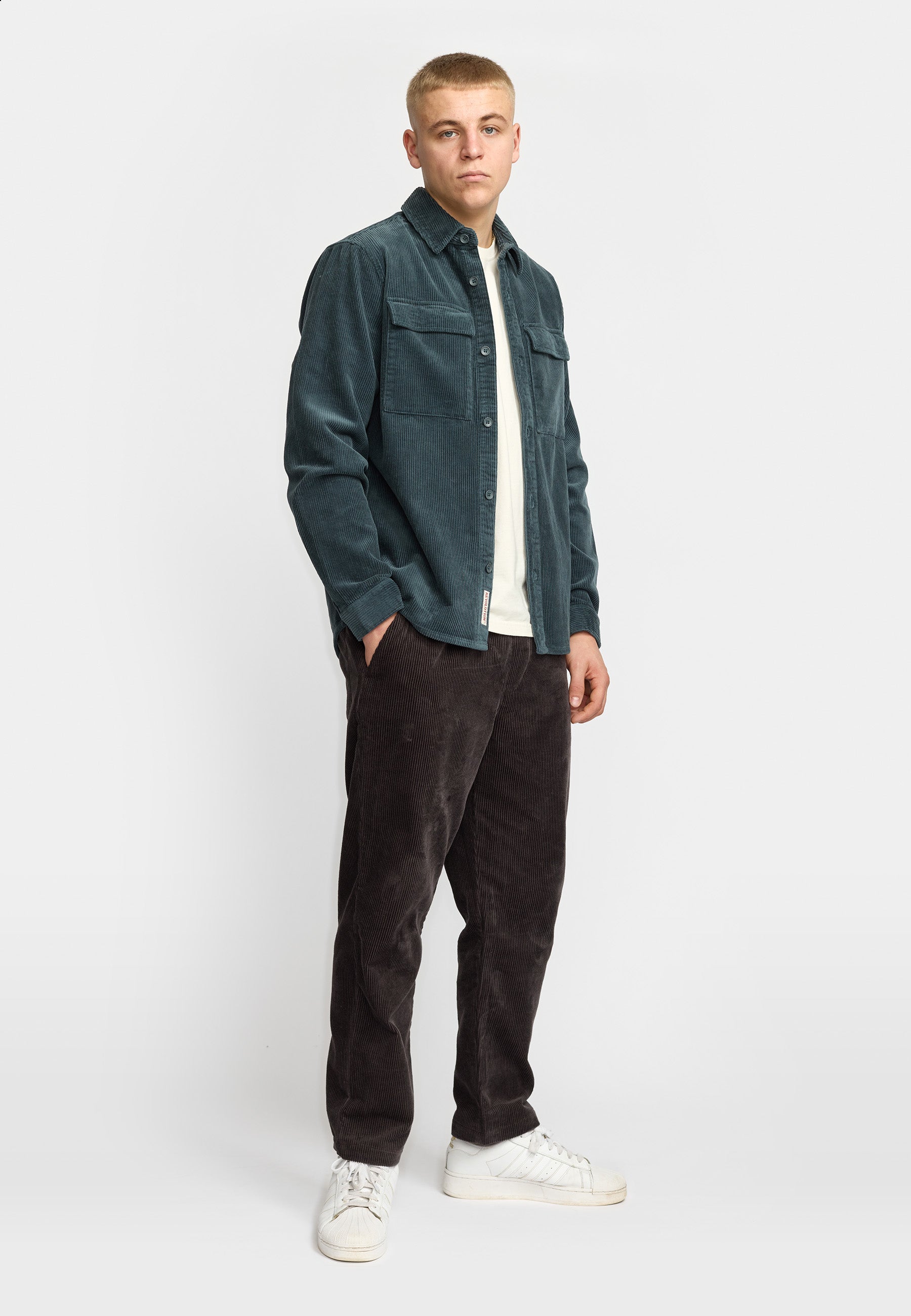 Revolution Utility Overshirt Overshirts Petrol