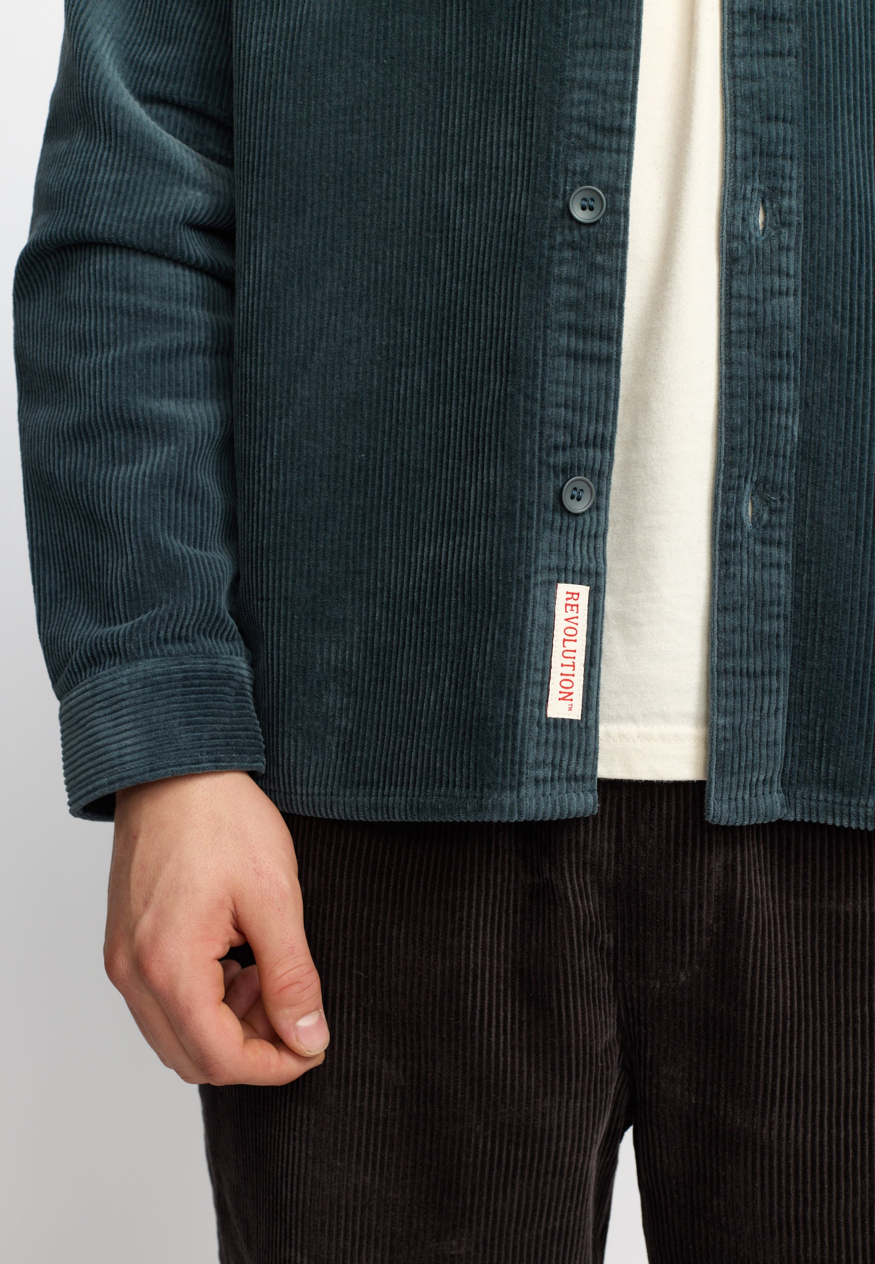 Revolution Utility Overshirt Overshirts Petrol