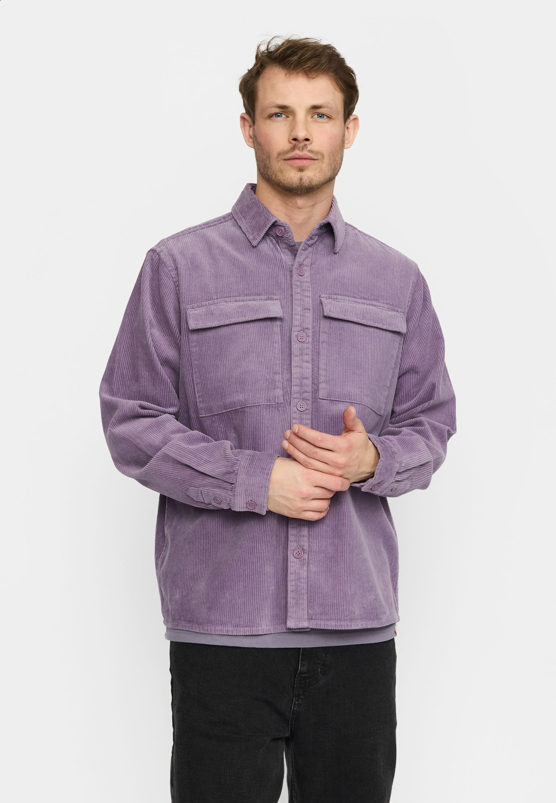 Revolution Utility Shirt Overshirts Purple