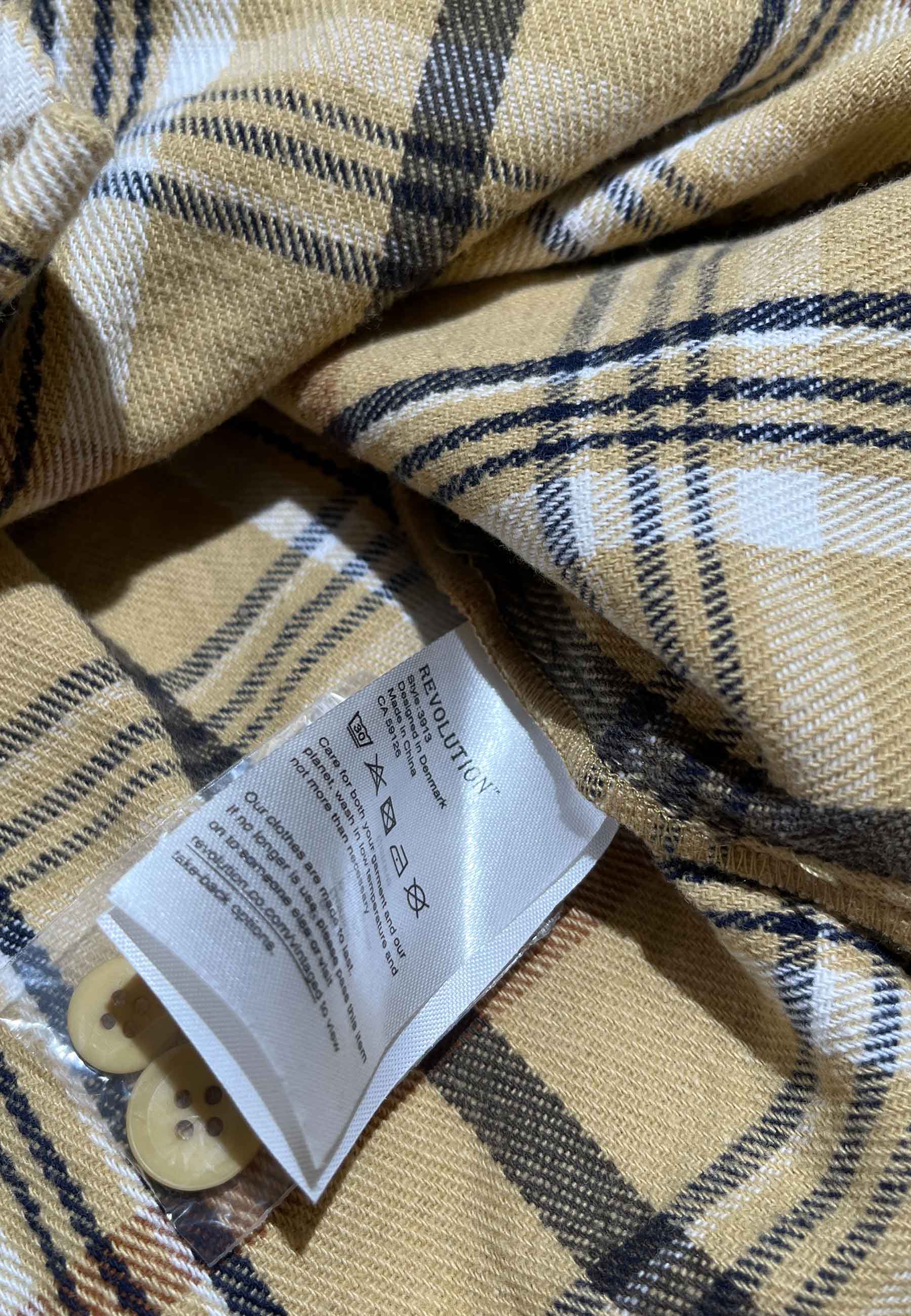 Revolution Utility Overshirt Vintaged Yellow