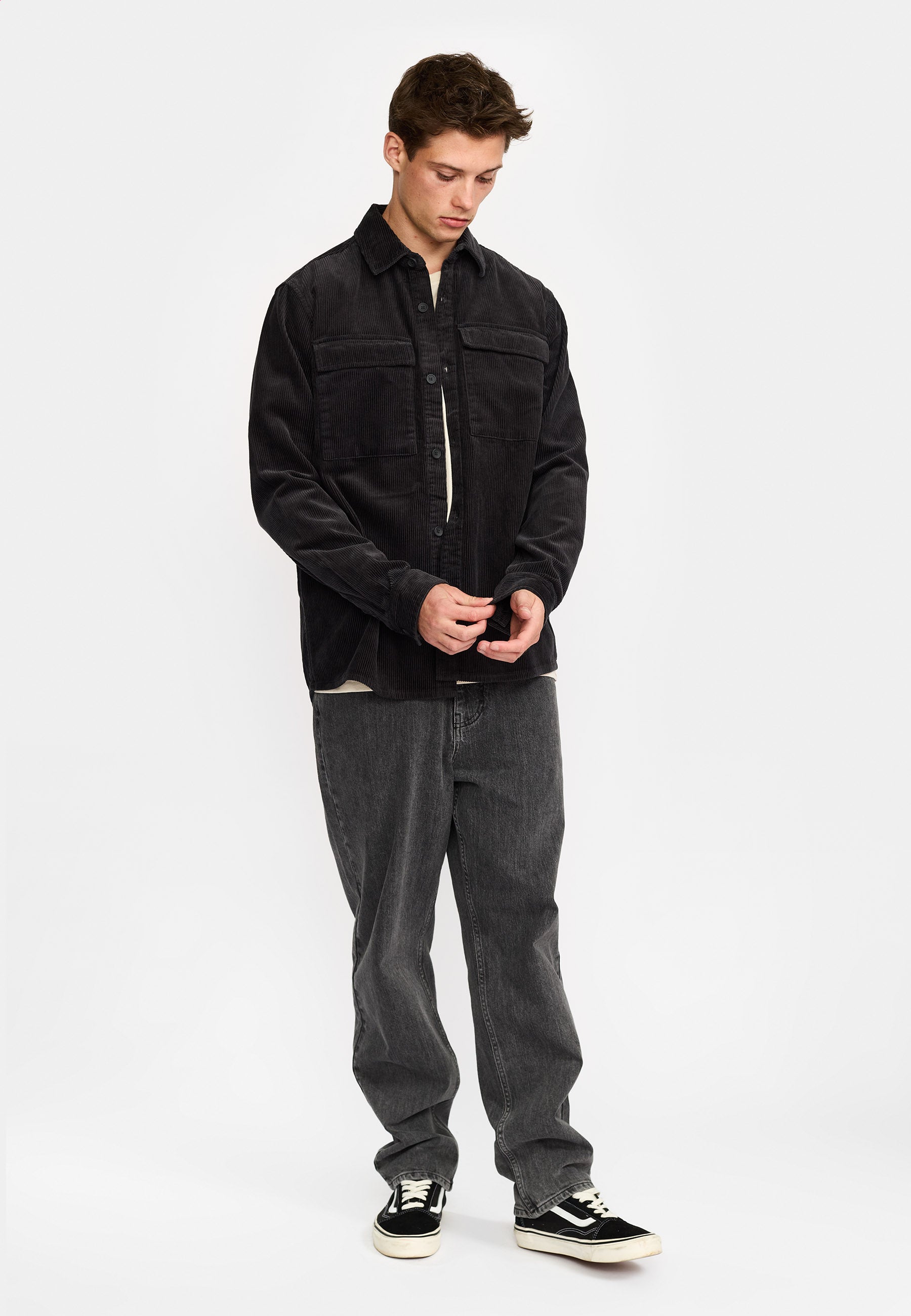 Revolution Utility Shirt Long-sleeve Shirts Darkgrey
