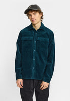 Revolution Utility Shirt Long-sleeve Shirts Darkpetrol