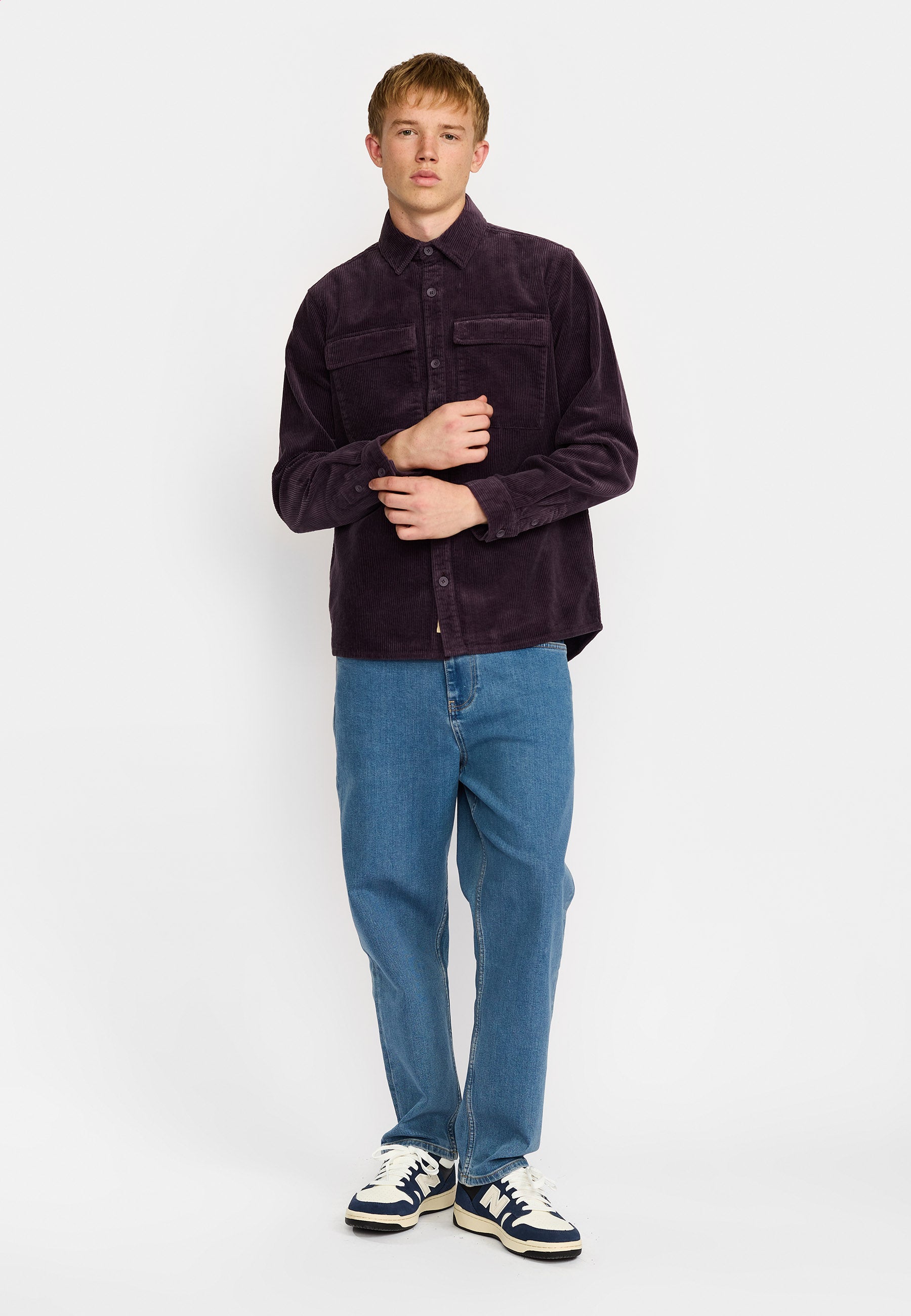 Revolution Utility Shirt Long-sleeve Shirts Darkpurple