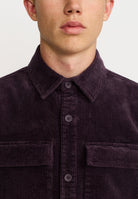 Revolution Utility Shirt Long-sleeve Shirts Darkpurple