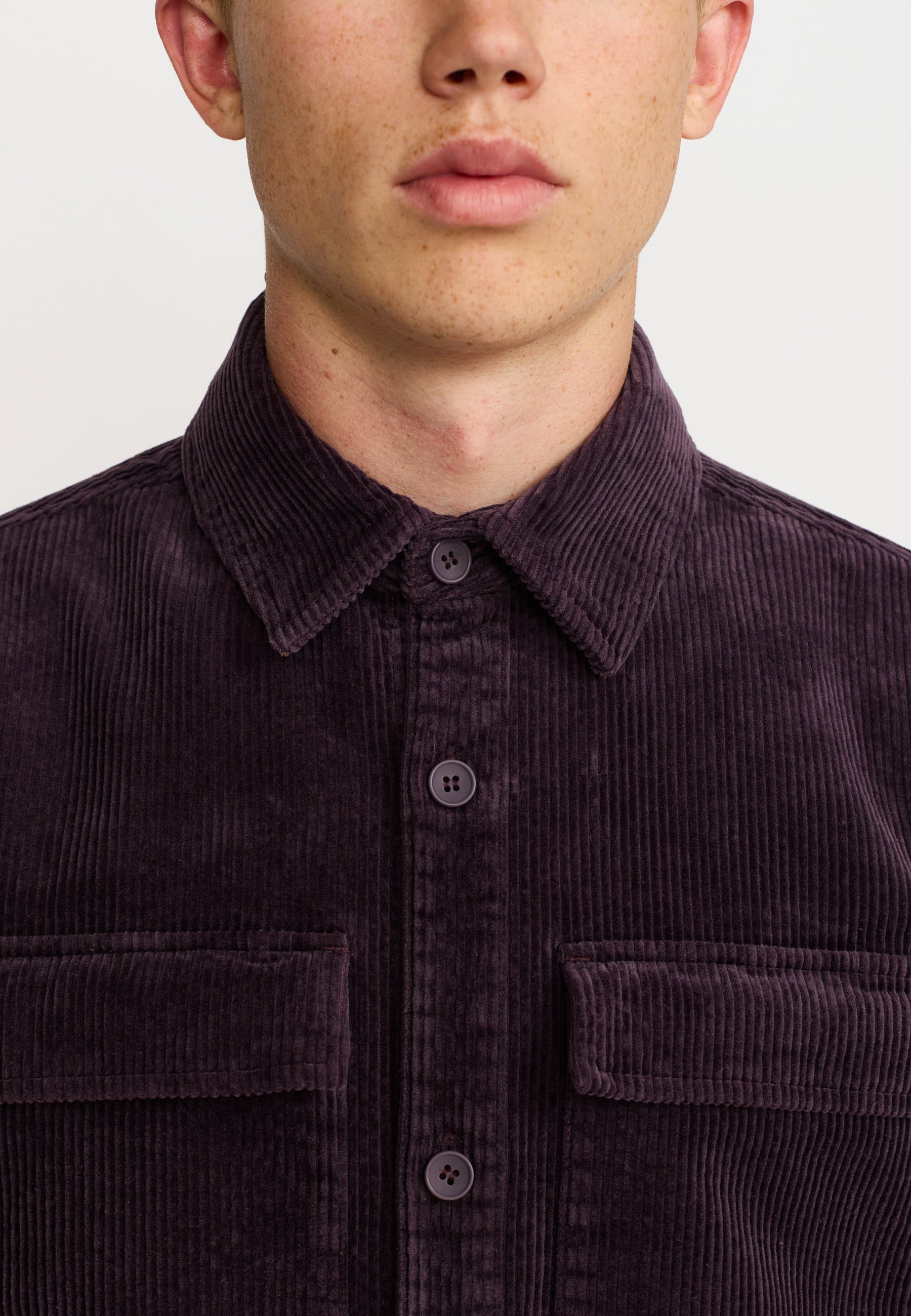Revolution Utility Shirt Long-sleeve Shirts Darkpurple
