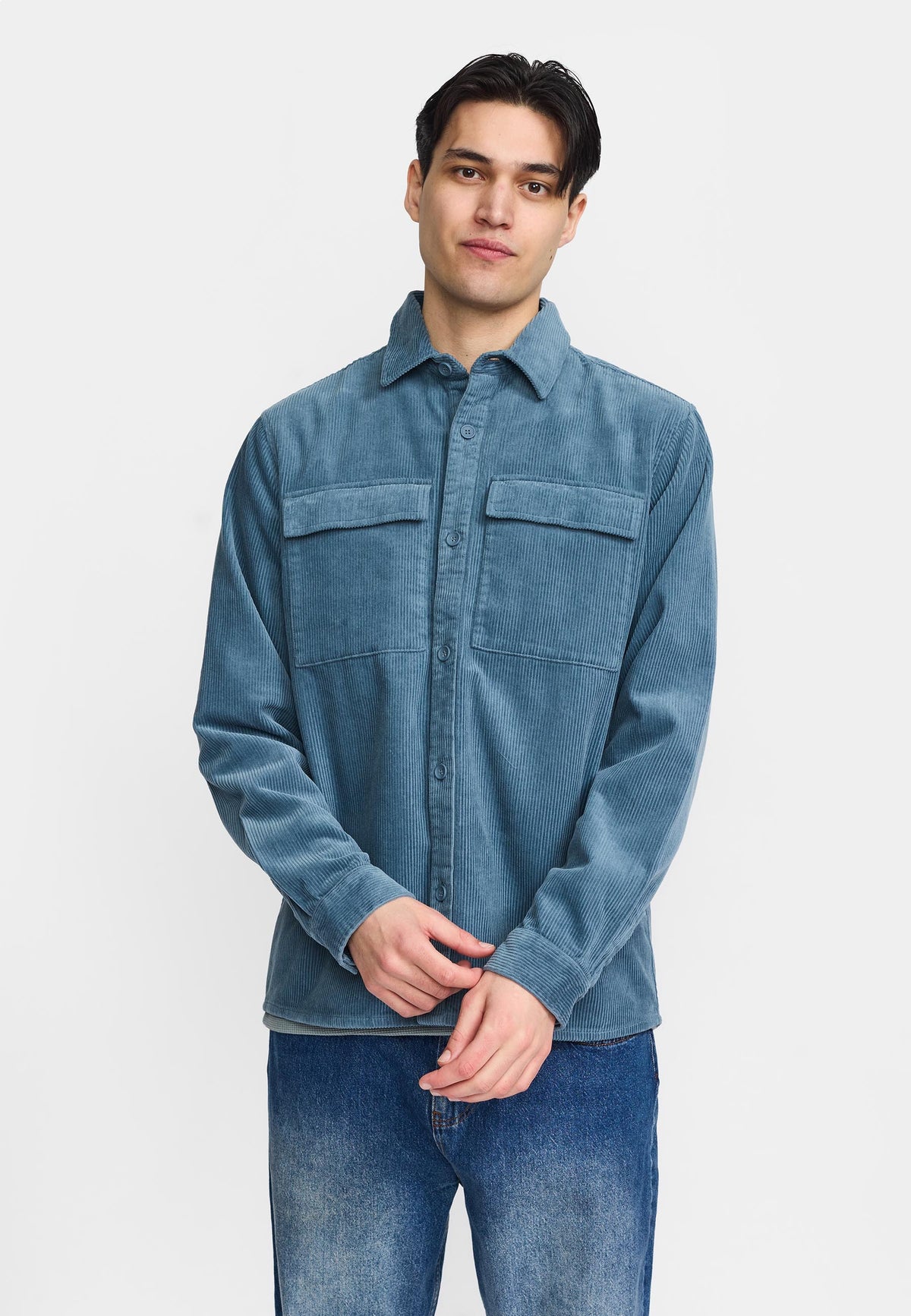Revolution Utility Shirt Long-sleeve Shirts Dustblue
