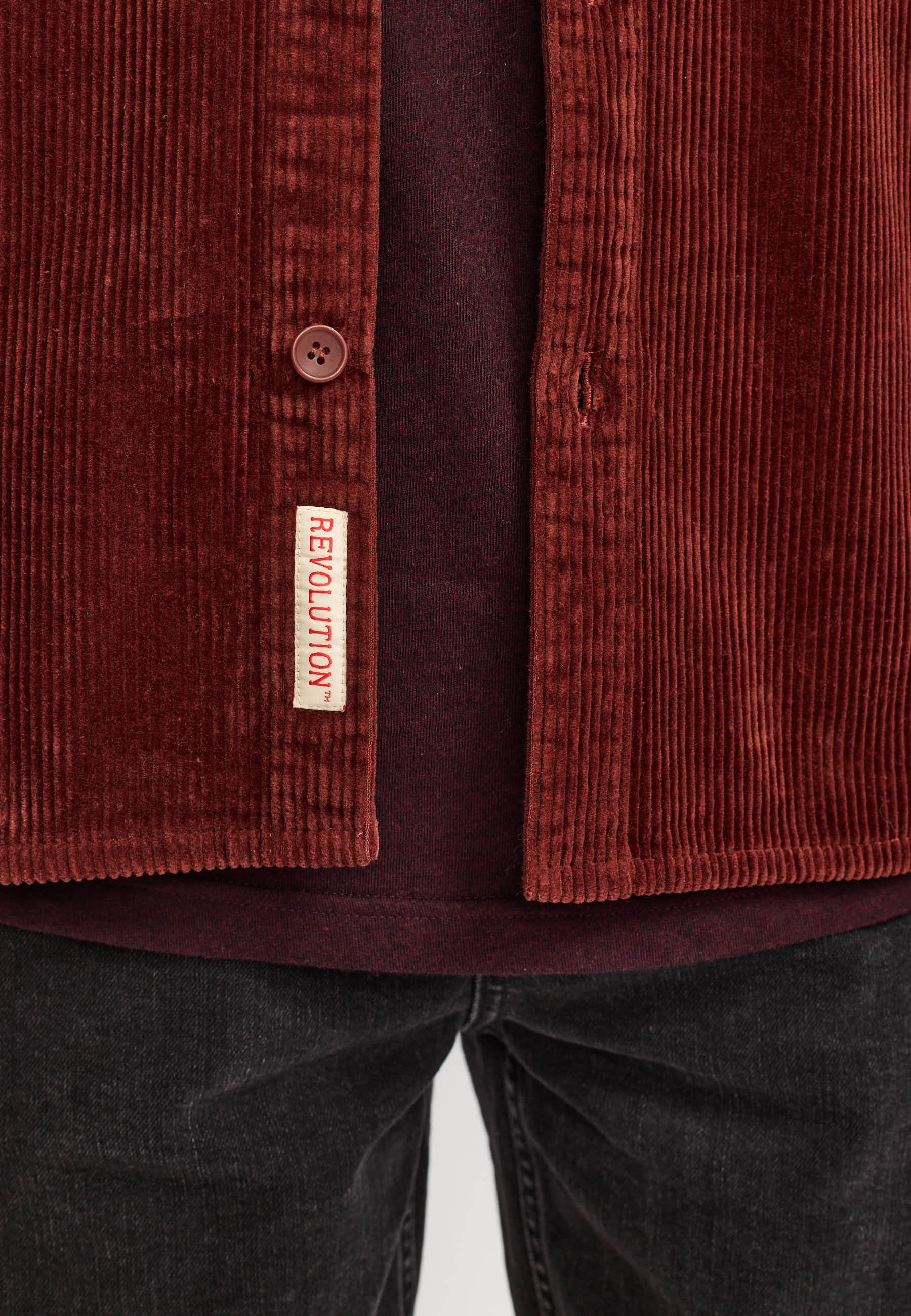 Revolution Utility Shirt Long-sleeve Shirts Red