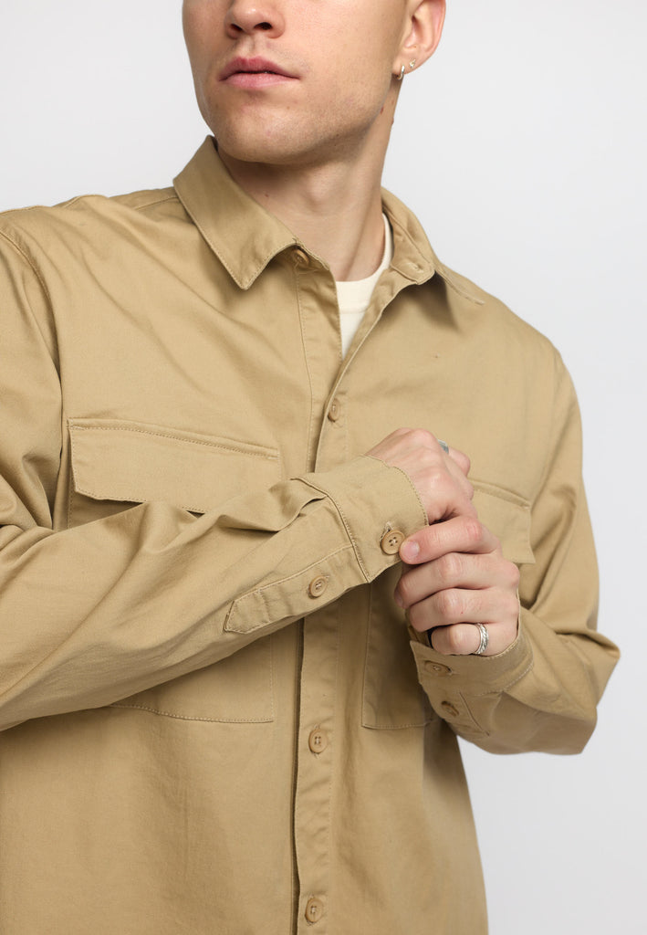 Revolution Utility Shirt Long-sleeve Shirts Khaki