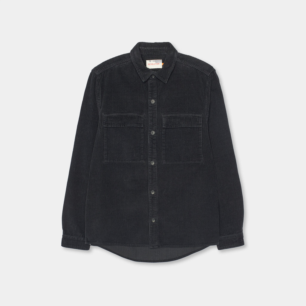 Revolution Utility Shirt Overshirts Darkgrey