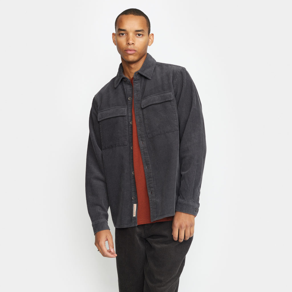 Revolution Utility Shirt Overshirts Darkgrey