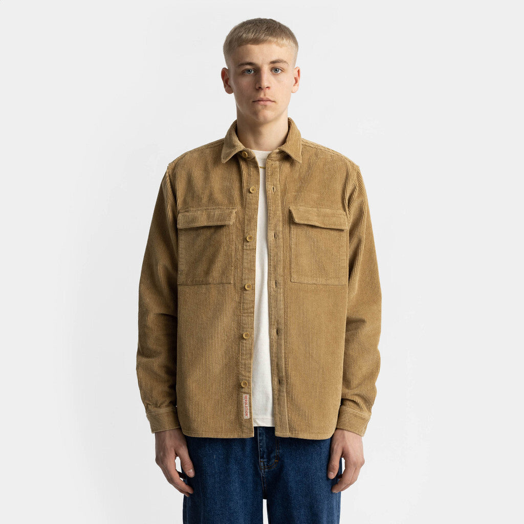 Utility Overshirt 3776 Lightbrown – - Main Image