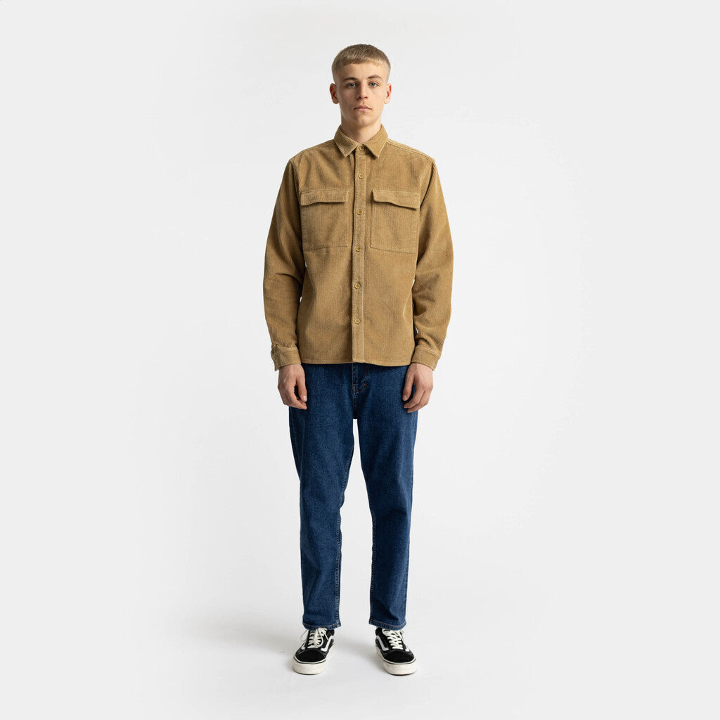 Revolution Utility Shirt Overshirts Lightbrown