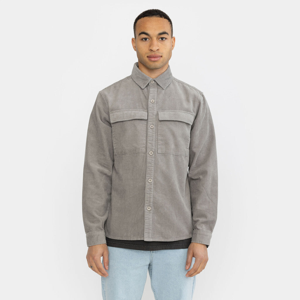 Revolution Utility Shirt Overshirts Lightgrey