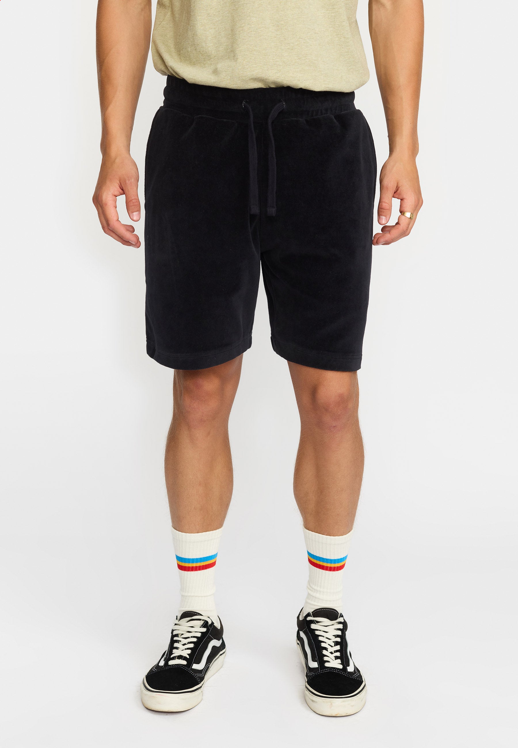 Revolution Velour Shorts Shorts Black