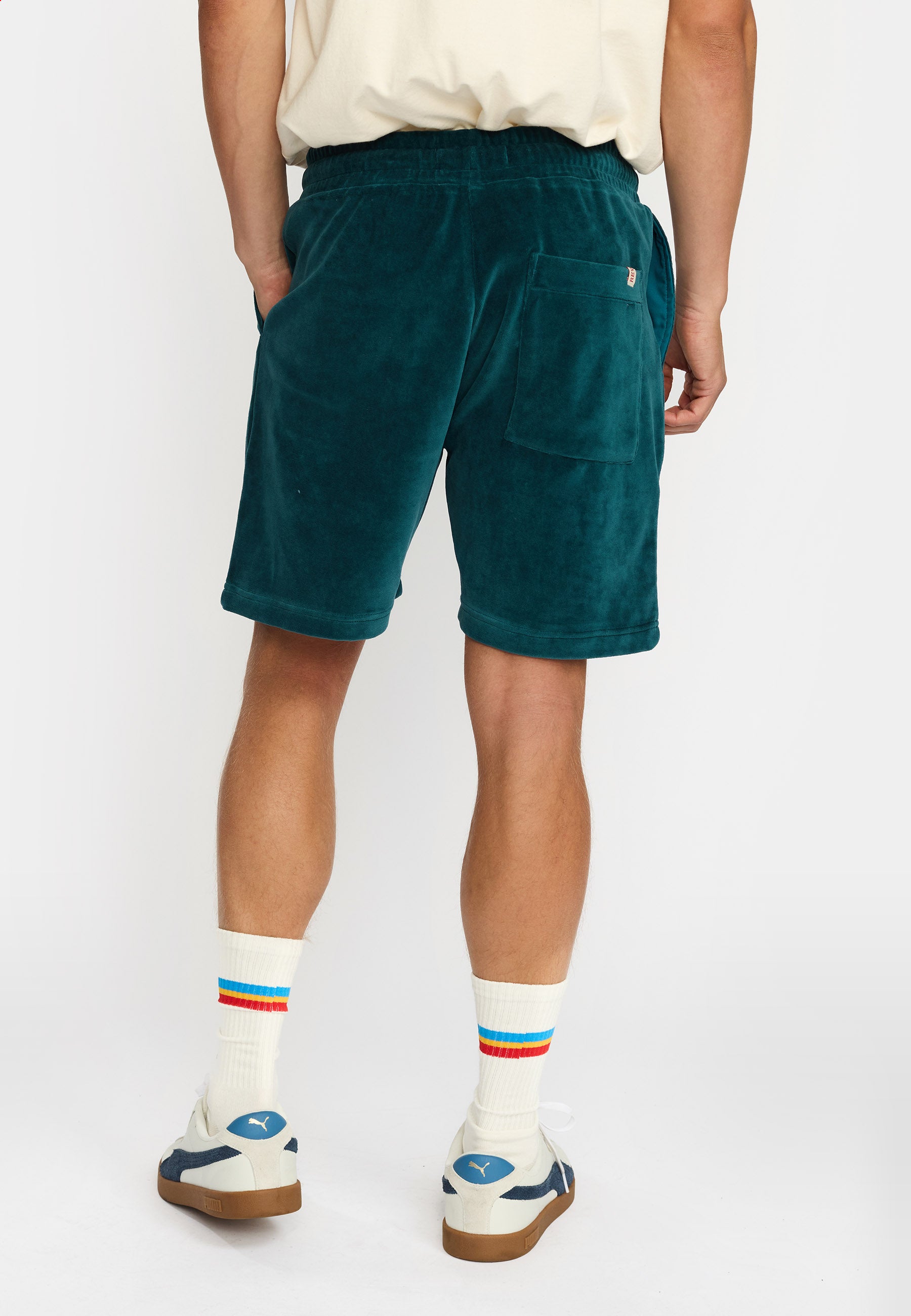 Velour Shorts / 4081 - Darkpetrol – Revolution.eu