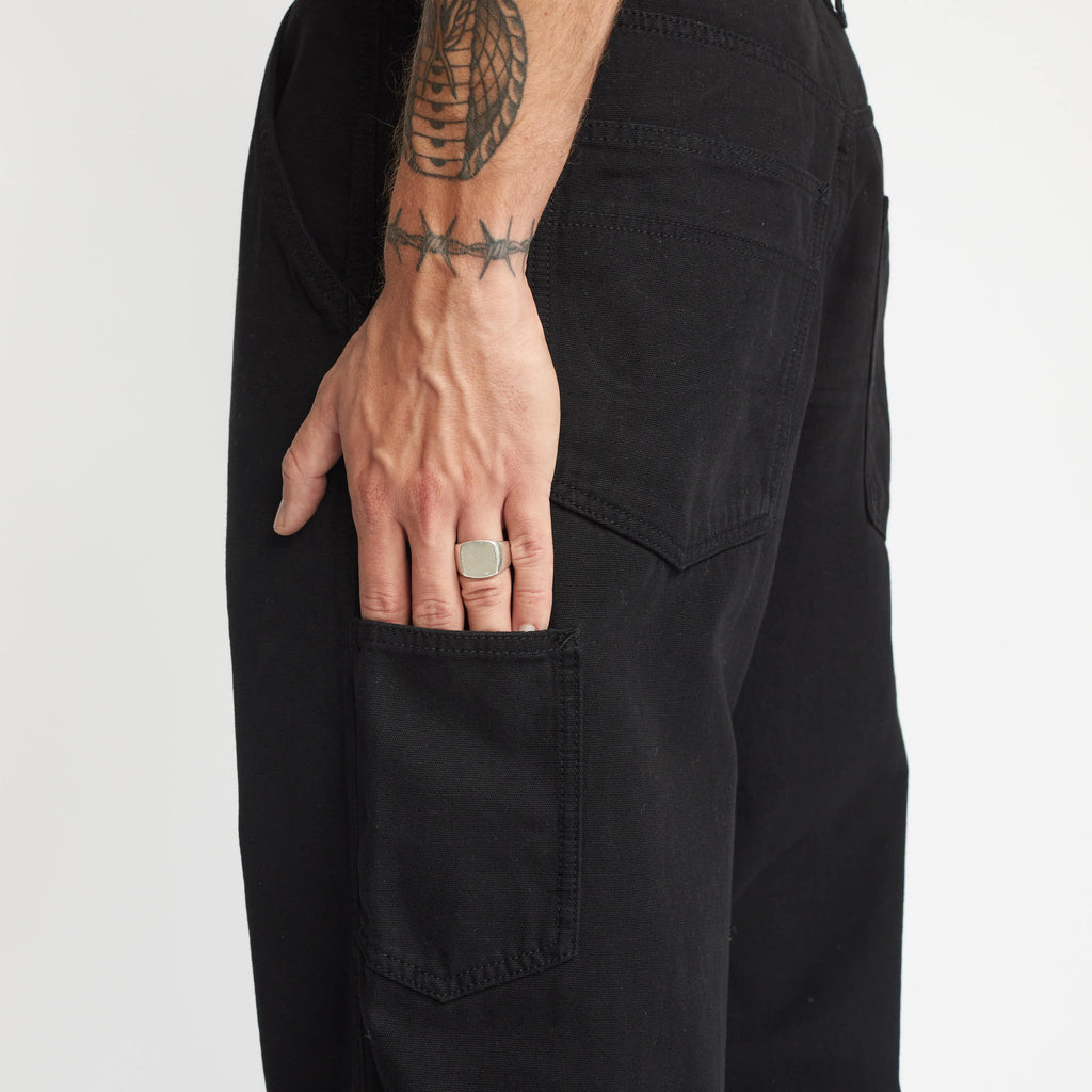 Revolution Wide Worker Trousers Trousers Black