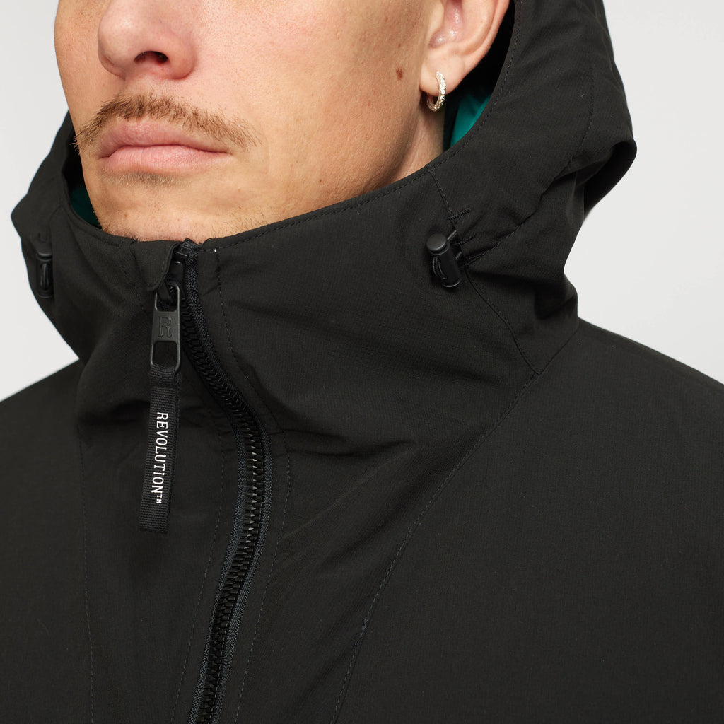 Revolution Winter Tech Jacket Winter Outerwear Black