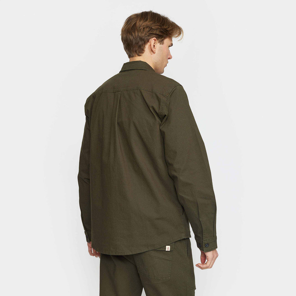 Revolution Worker Overshirt Overshirts Army