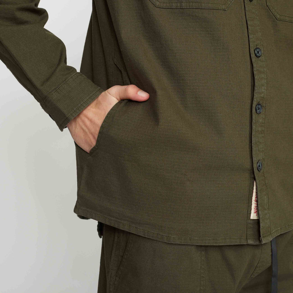 Revolution Worker Overshirt Overshirts Army