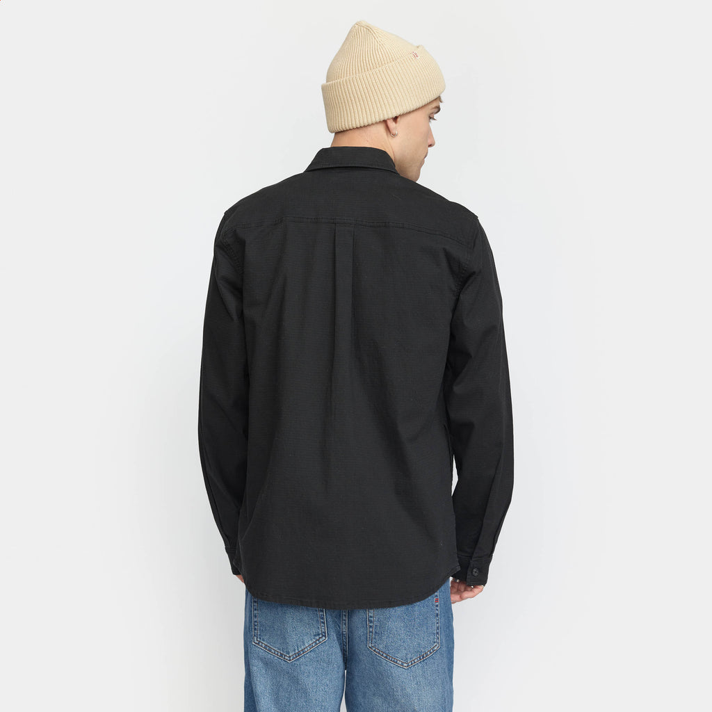 Revolution Worker Overshirt Overshirts Black