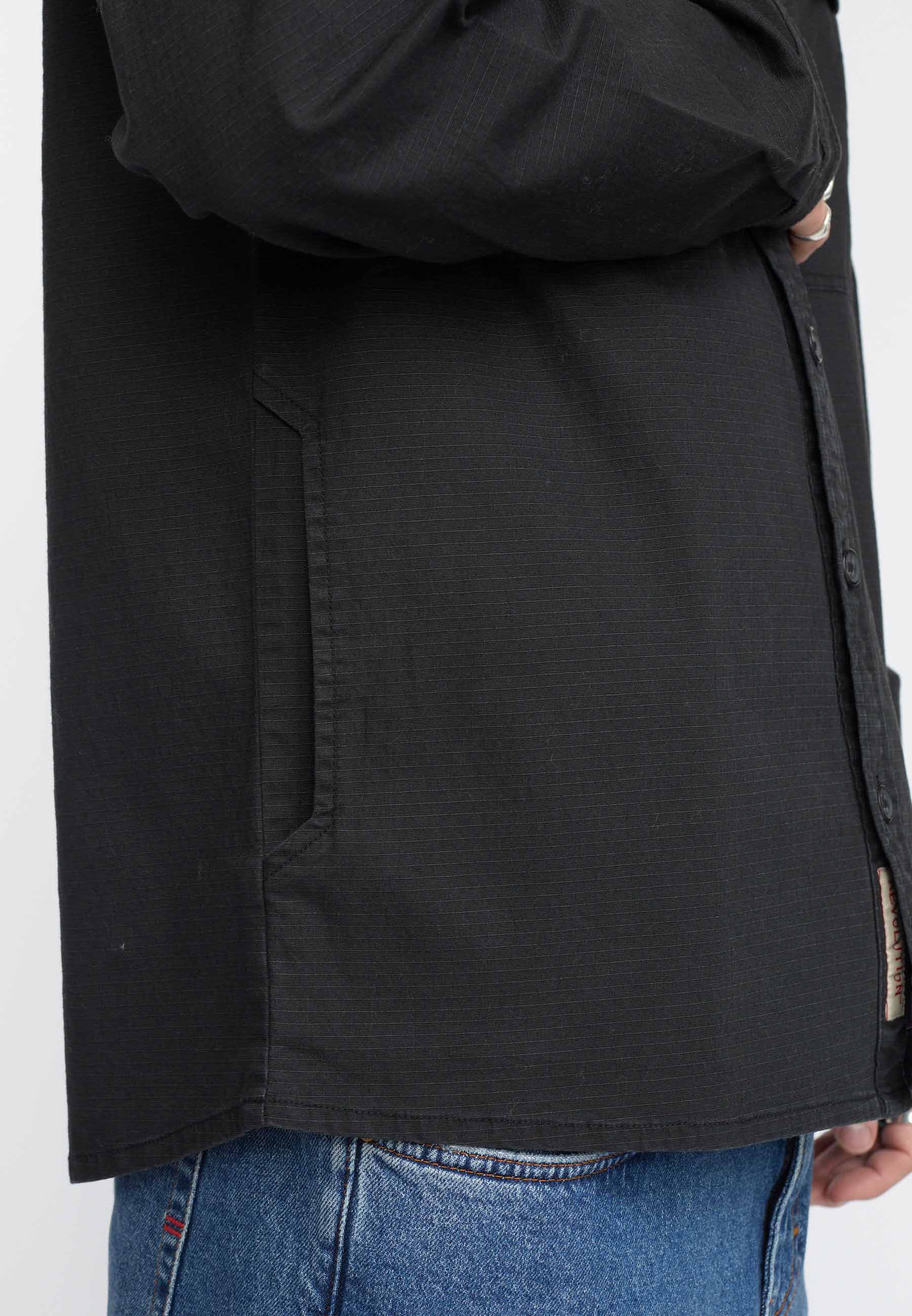 Revolution Worker Overshirt Overshirts Black