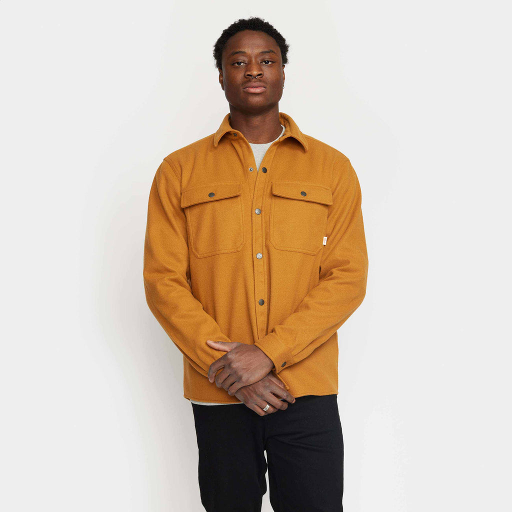 Revolution Worker Overshirt Overshirts Darkyellow