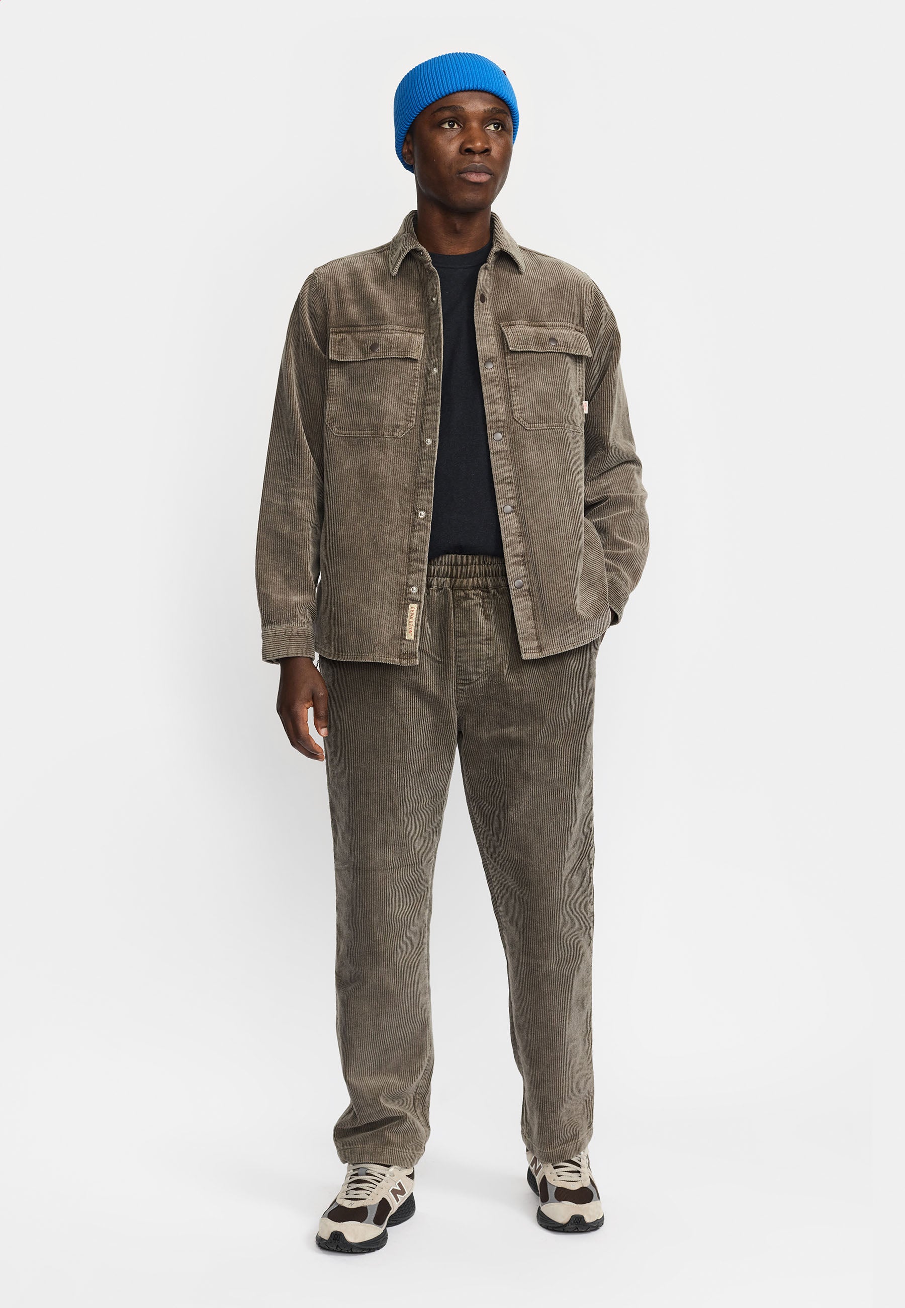 Revolution Worker Overshirt Overshirts Brown