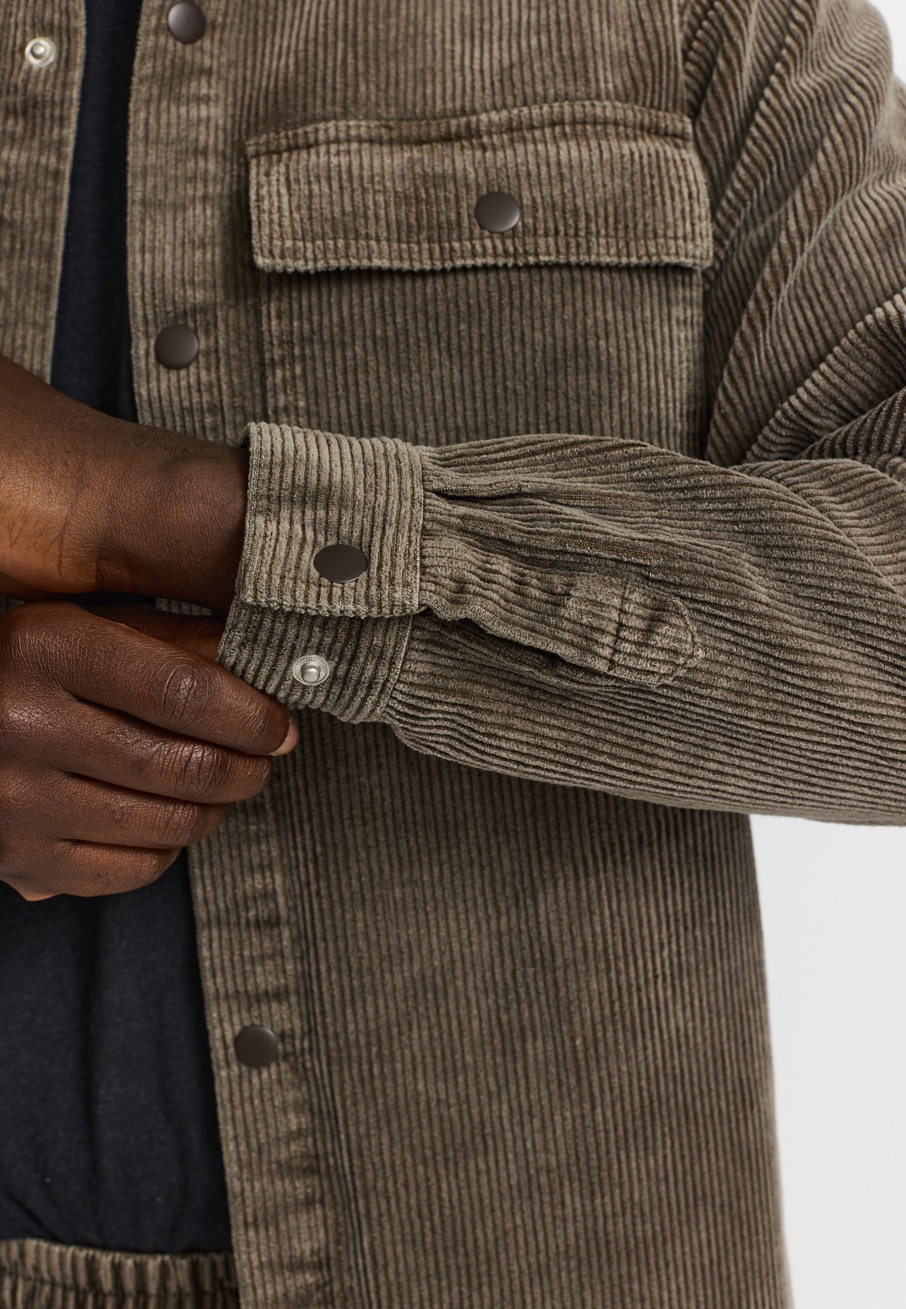 Revolution Worker Overshirt Overshirts Brown