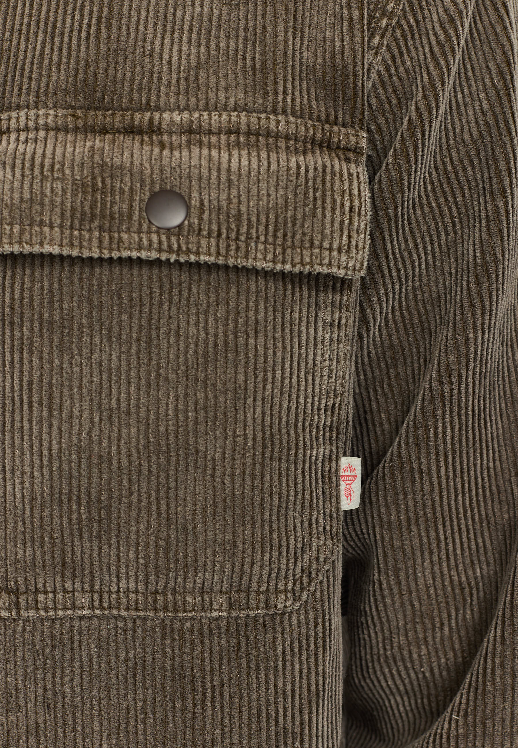 Revolution Worker Overshirt Overshirts Brown